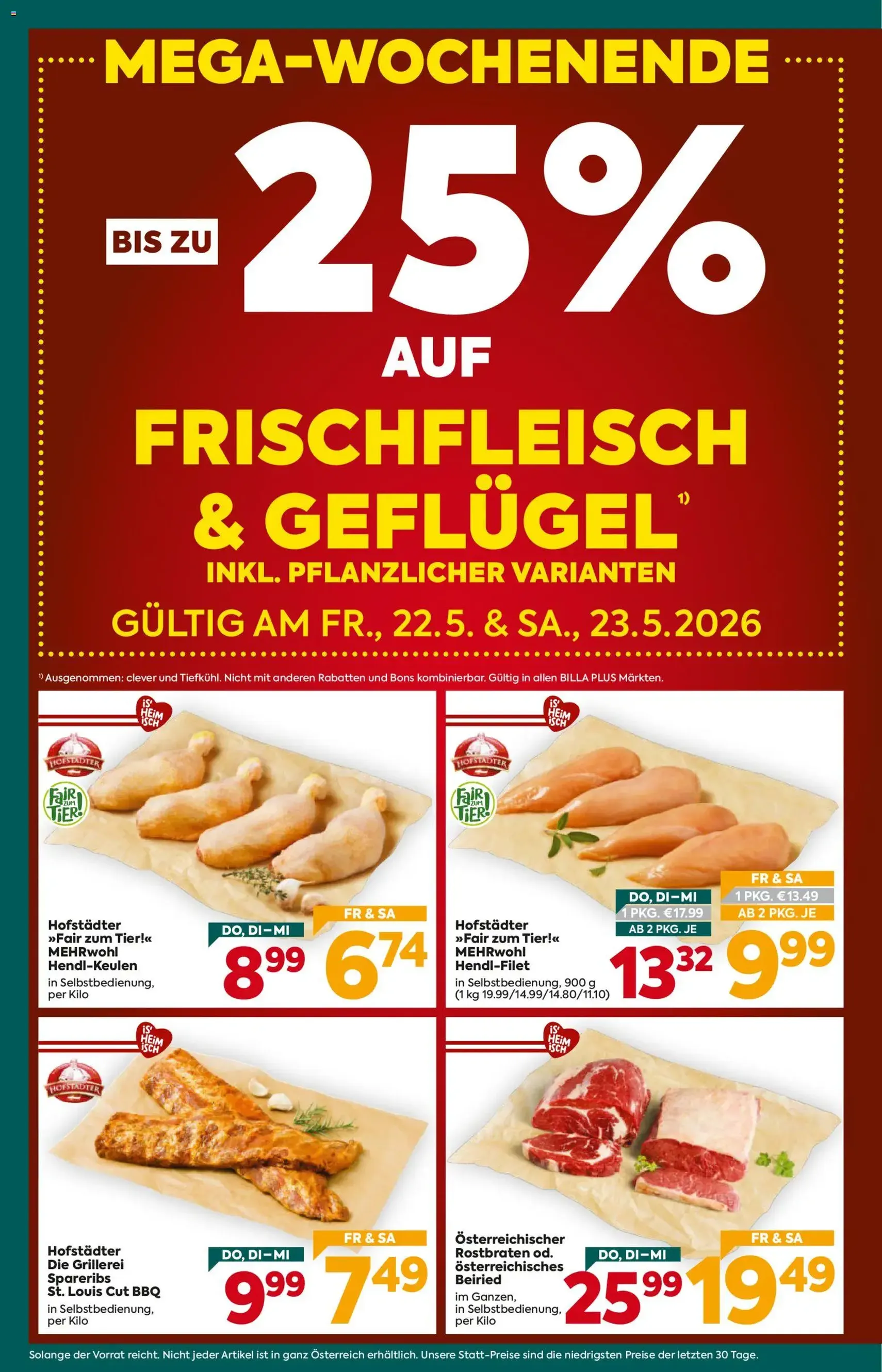 Billa Plus Flugblatt - Gültiger Prospekt ab 21.05.2026, Seite 2 von insgesamt 16
