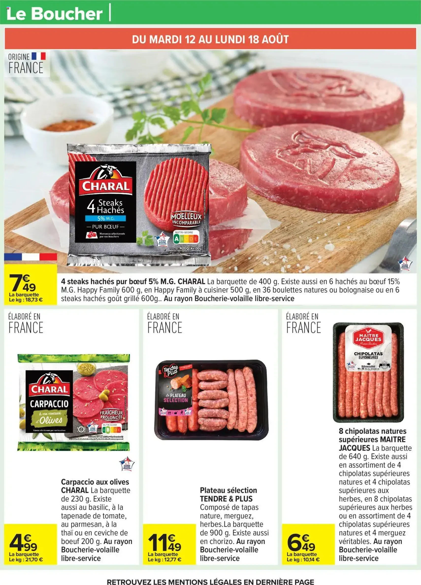 Carrefour catalogue de la semaine 33 - brochure valable à partir du 12/08/2025, page 29 sur 69 Carrefour catalogue de la semaine 33 - brochure valable à partir du 12/08/2025, page 29 sur 69