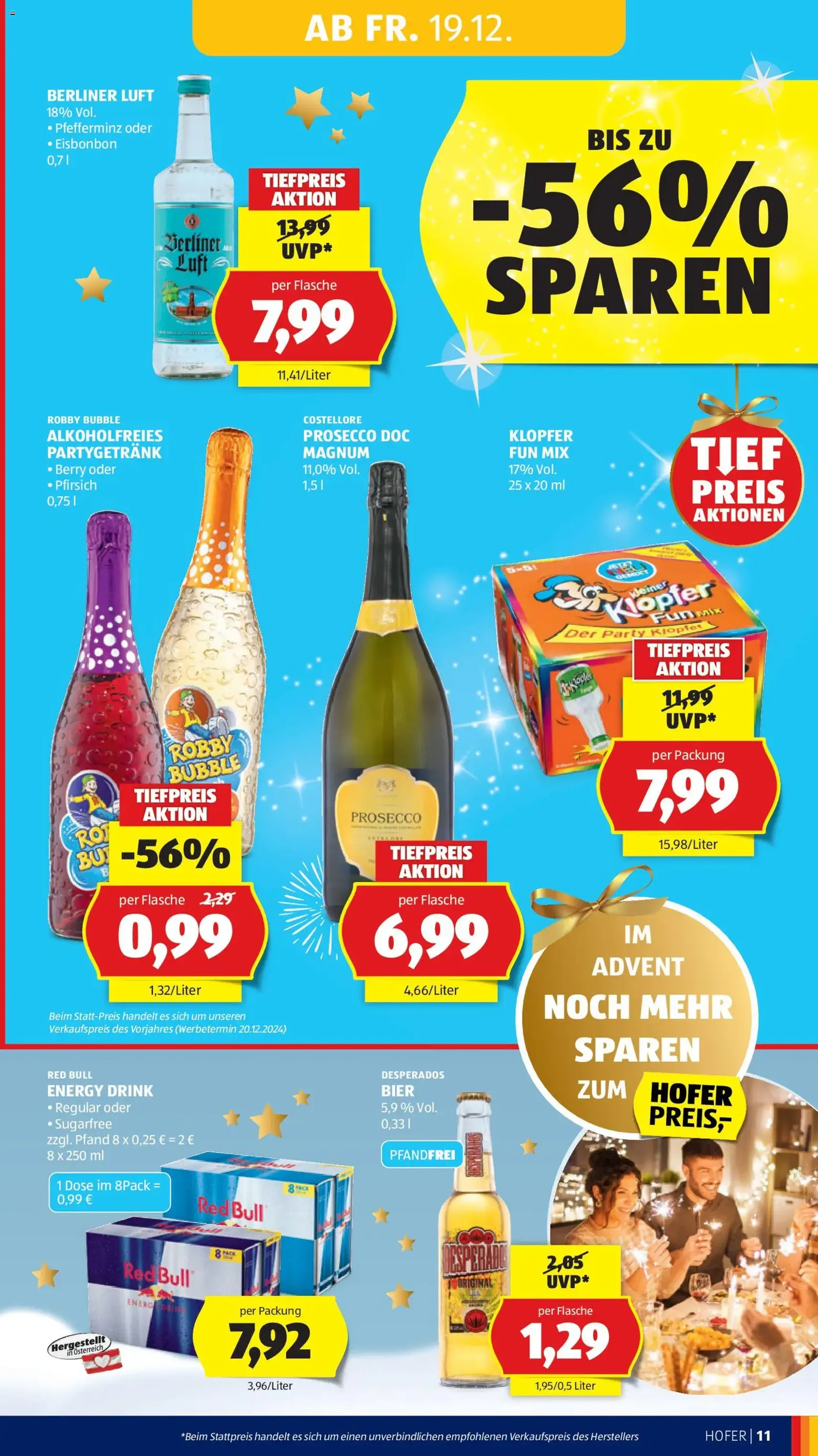 Hofer Flugblatt - Gültiger Prospekt ab 19.12.2025, Seite 13 von insgesamt 41