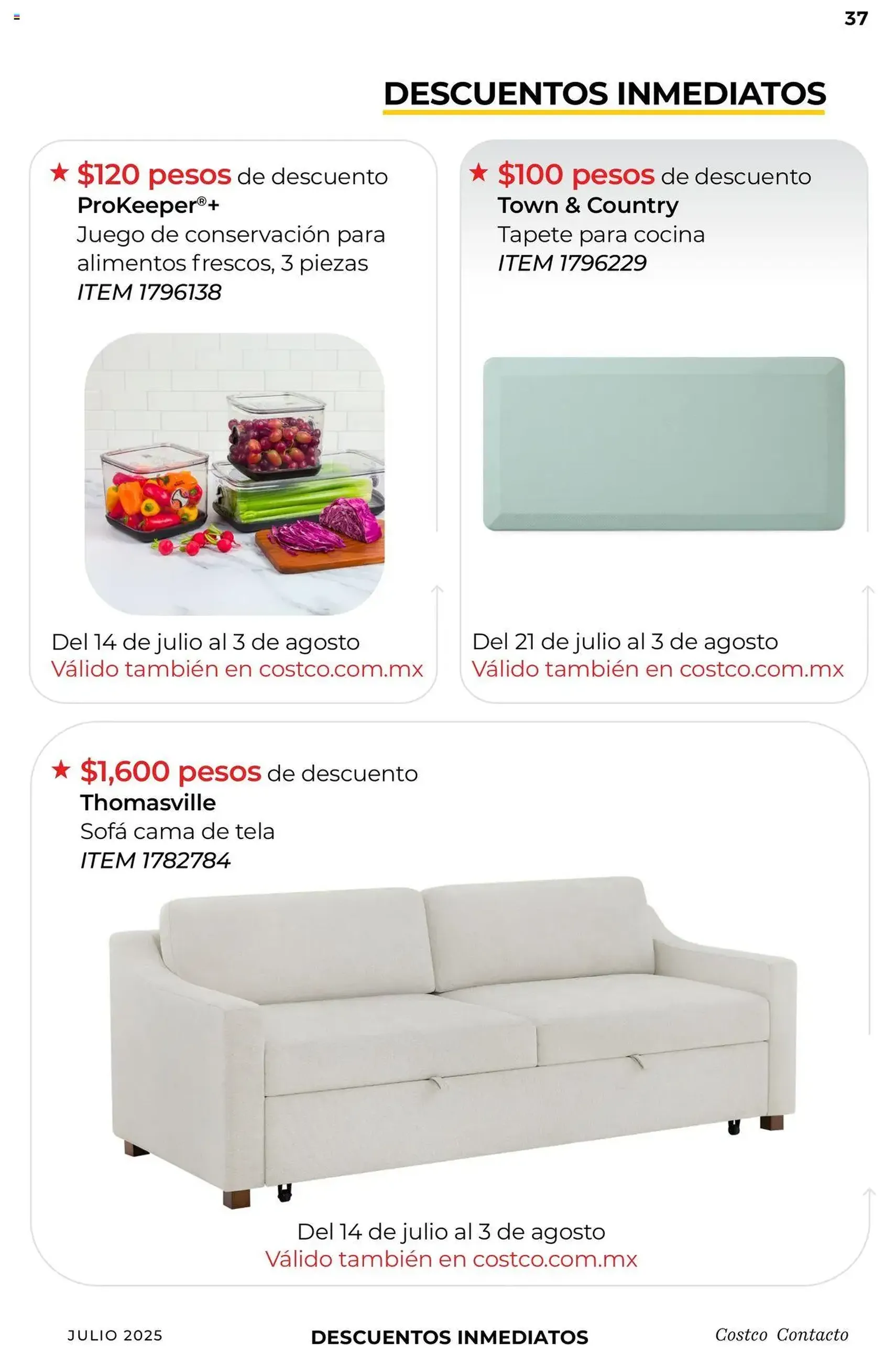 Costco catálogo Julio - folleto válido desde 07/07/2025 página 37 de 130 Costco catálogo Julio - folleto válido desde 07/07/2025 página 37 de 130