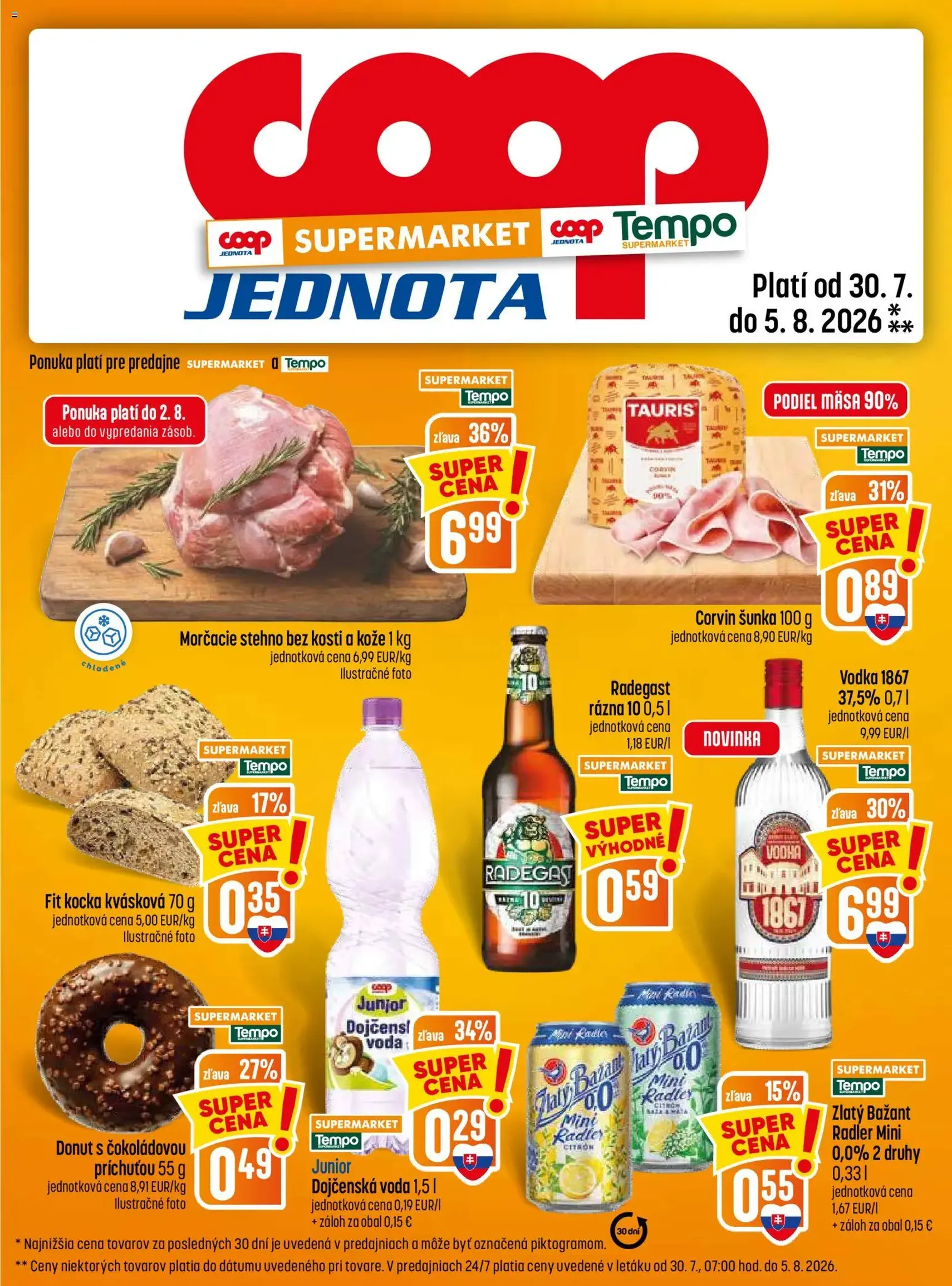 COOP Jednota leták - platný leták od 30.07.2026 strana 13 z 28