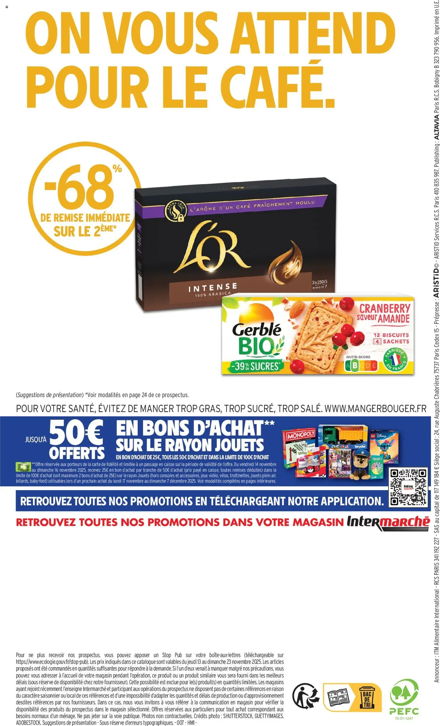 Intermarché catalogue semaine 46 - brochure valable à partir du 13/11/2025, page 48 sur 48