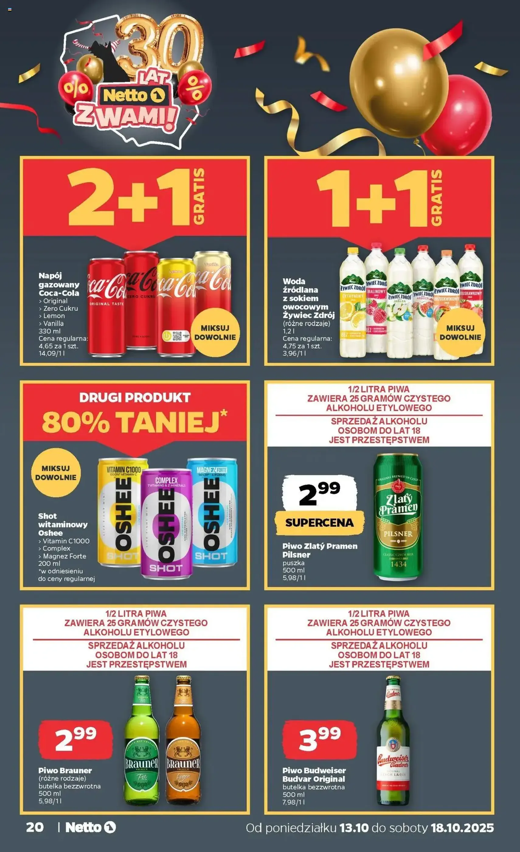Netto gazetka - Spożywcza - ważny gazetka od 13.10.2025 strona 20 z 33 Netto gazetka - Spożywcza - ważny gazetka od 13.10.2025 strona 20 z 33