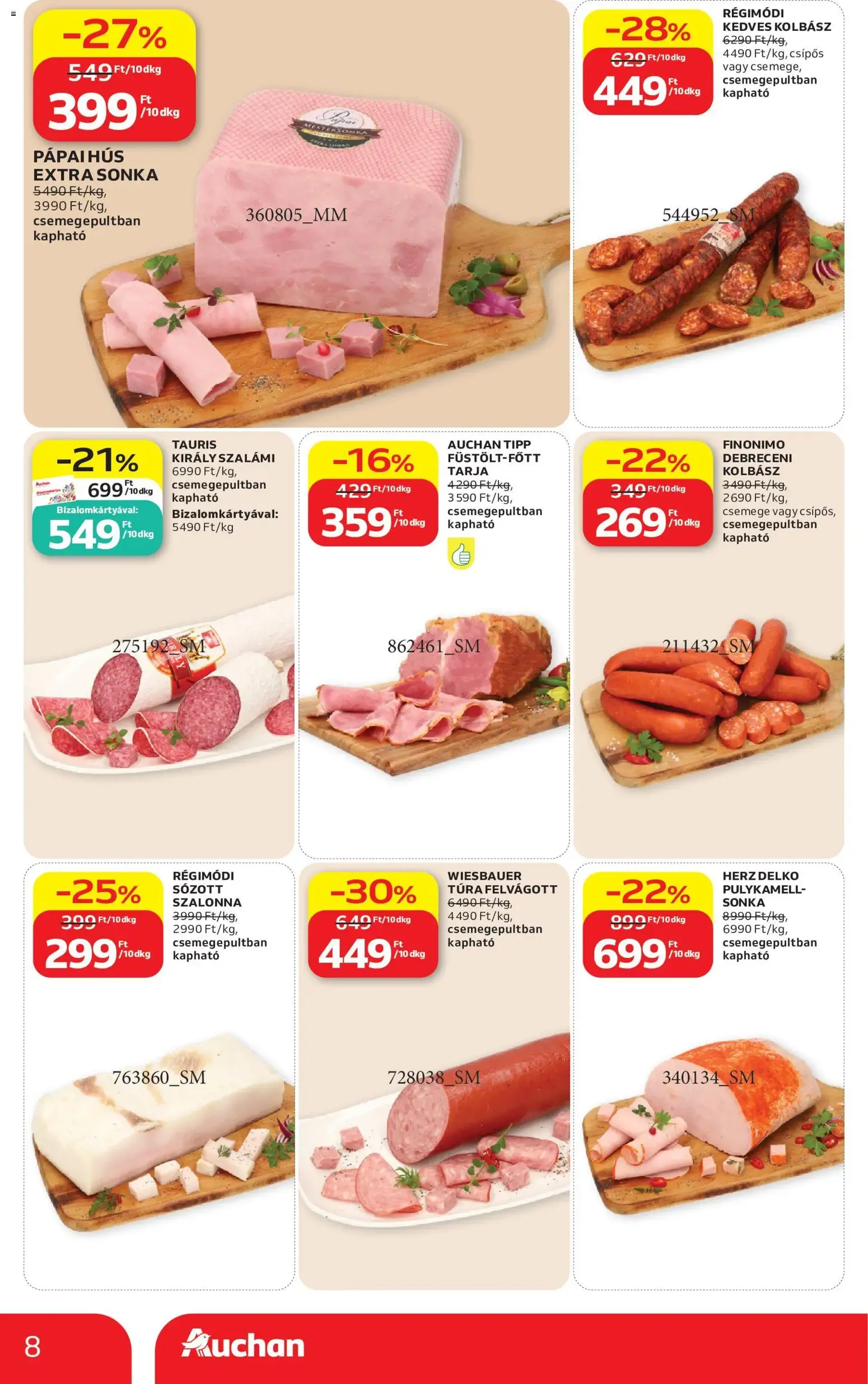 Auchan akciós újság - 2026.06.25. érvényes szórólap 8 oldal 38 oldalból
