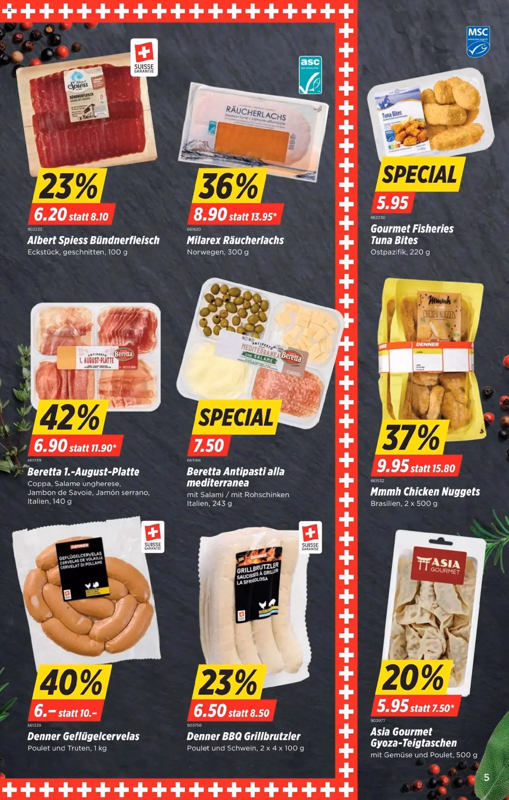 Denner Aktionen - Gültiger Prospekt ab 29.07.2025, Seite 5 von insgesamt 24 Denner Aktionen - Gültiger Prospekt ab 29.07.2025, Seite 5 von insgesamt 24
