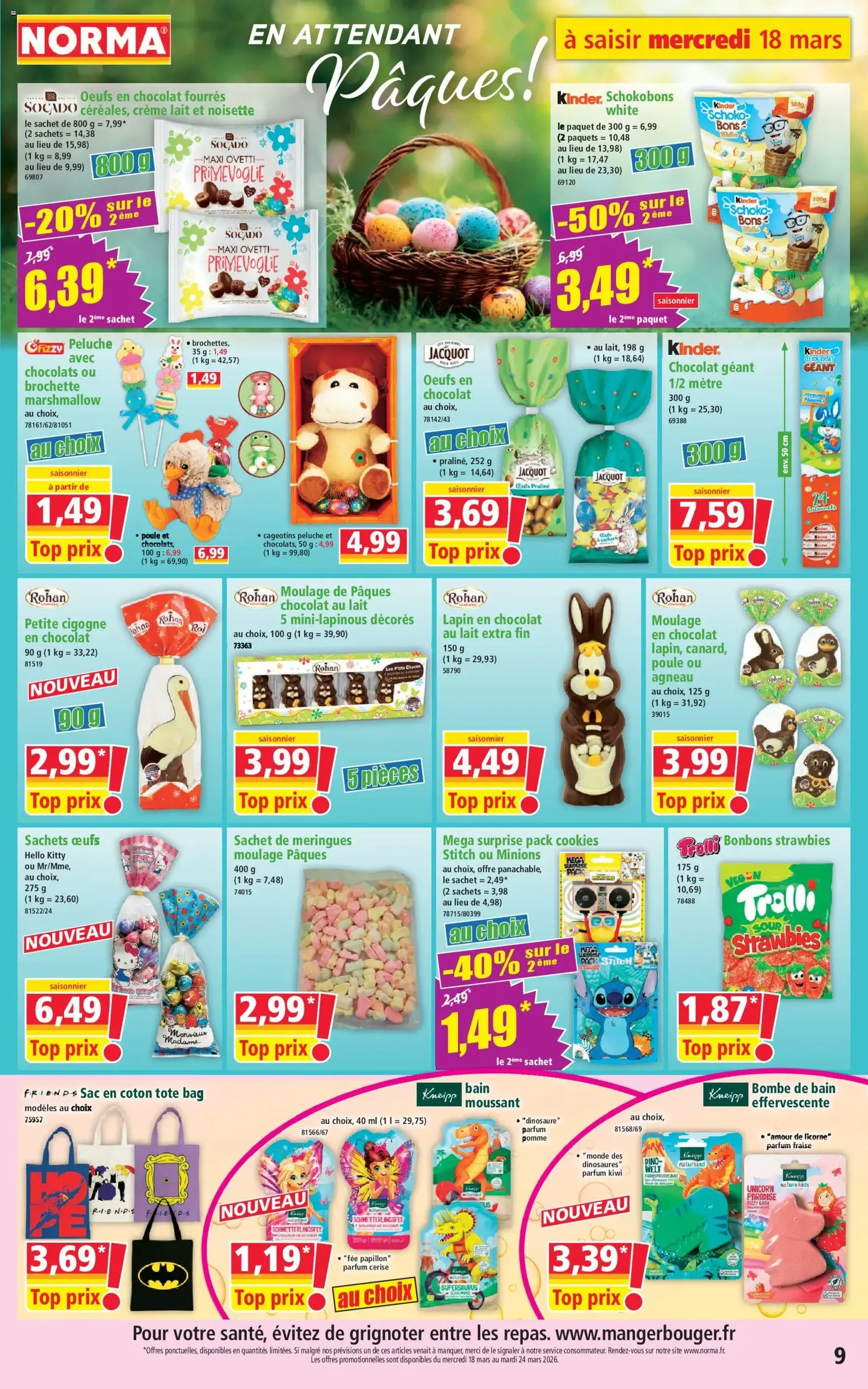 Norma catalogue - brochure valable à partir du 18/03/2026, page 9 sur 14