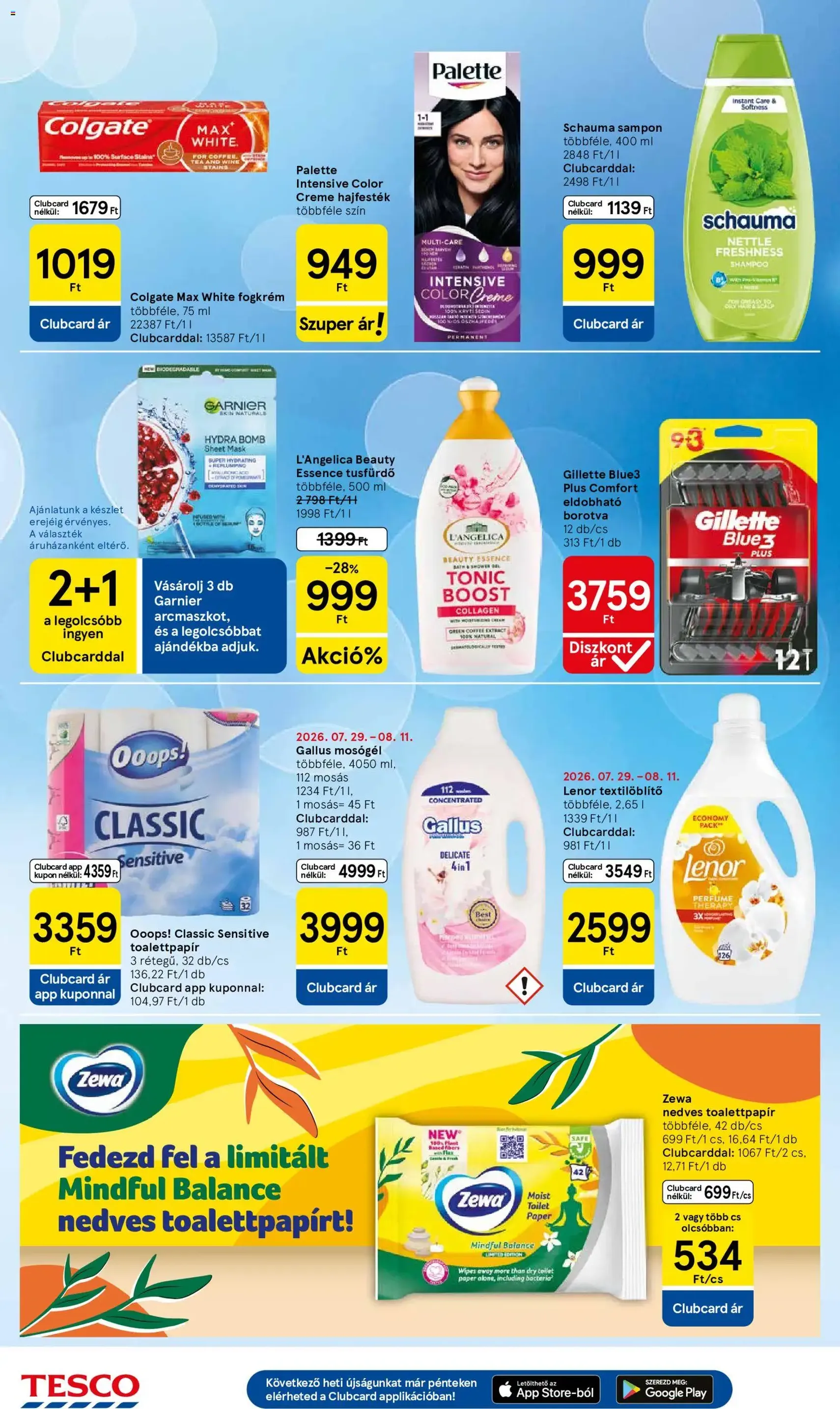 Tesco aktuális akciós újság - 2026.08.06. érvényes szórólap 26 oldal 32 oldalból