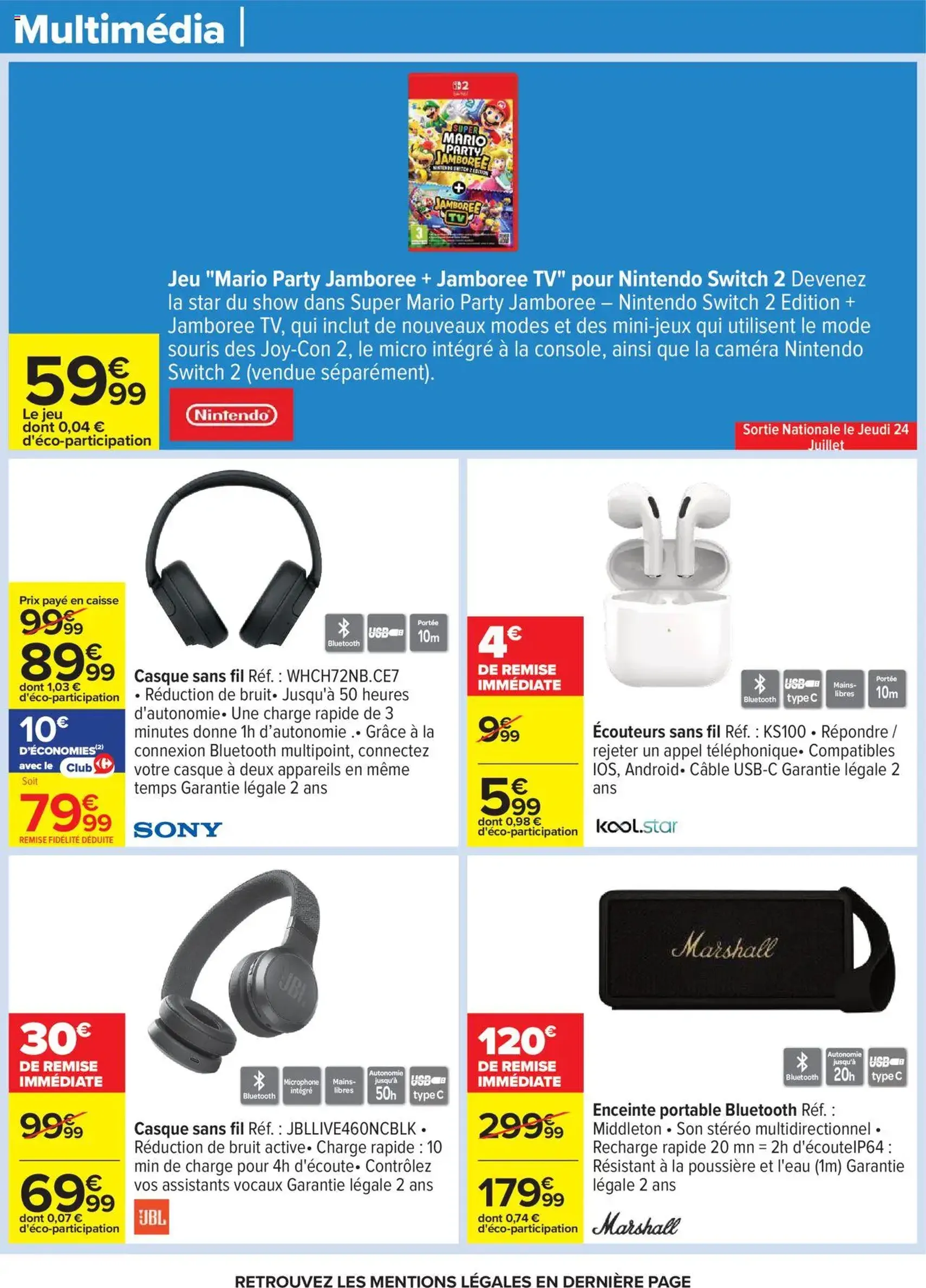 Carrefour catalogue semaine 30 - brochure valable à partir du 22/07/2025, page 94 sur 108 Carrefour catalogue semaine 30 - brochure valable à partir du 22/07/2025, page 94 sur 108