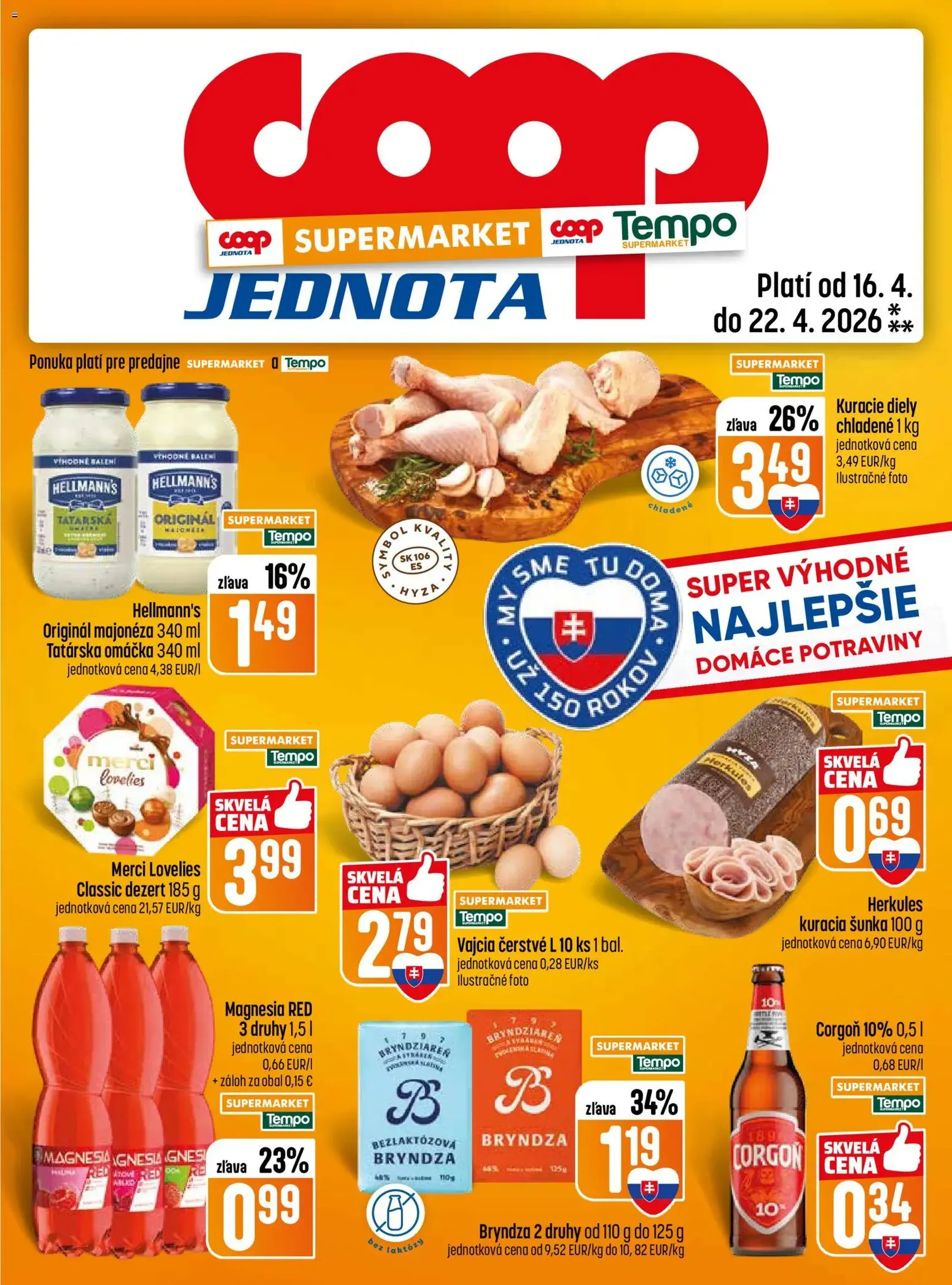 COOP Jednota leták - platný leták od 16.04.2026 strana 13 z 29
