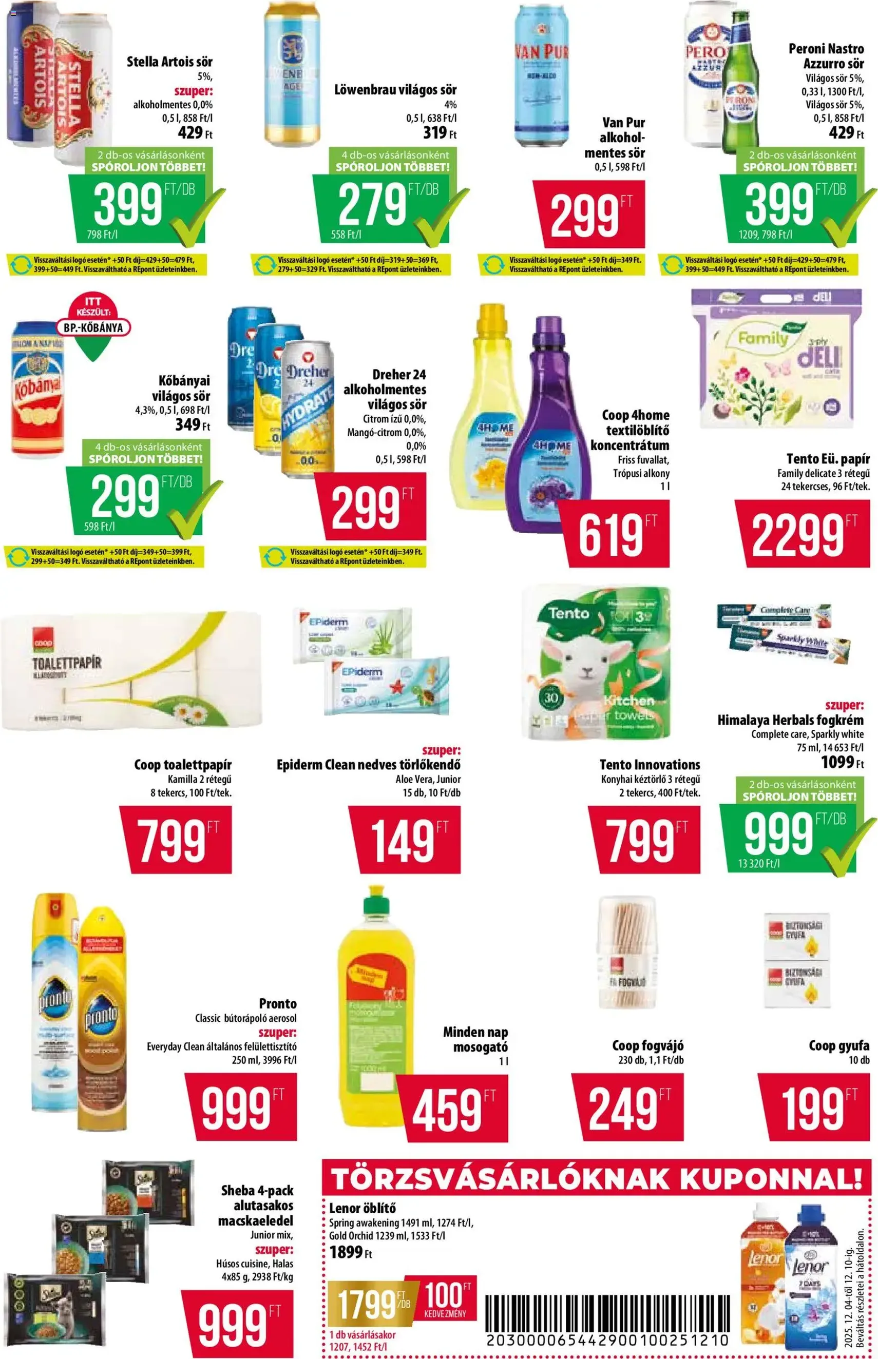 COOP Akciós újság - 2025.12.04. érvényes szórólap 11 oldal 12 oldalból