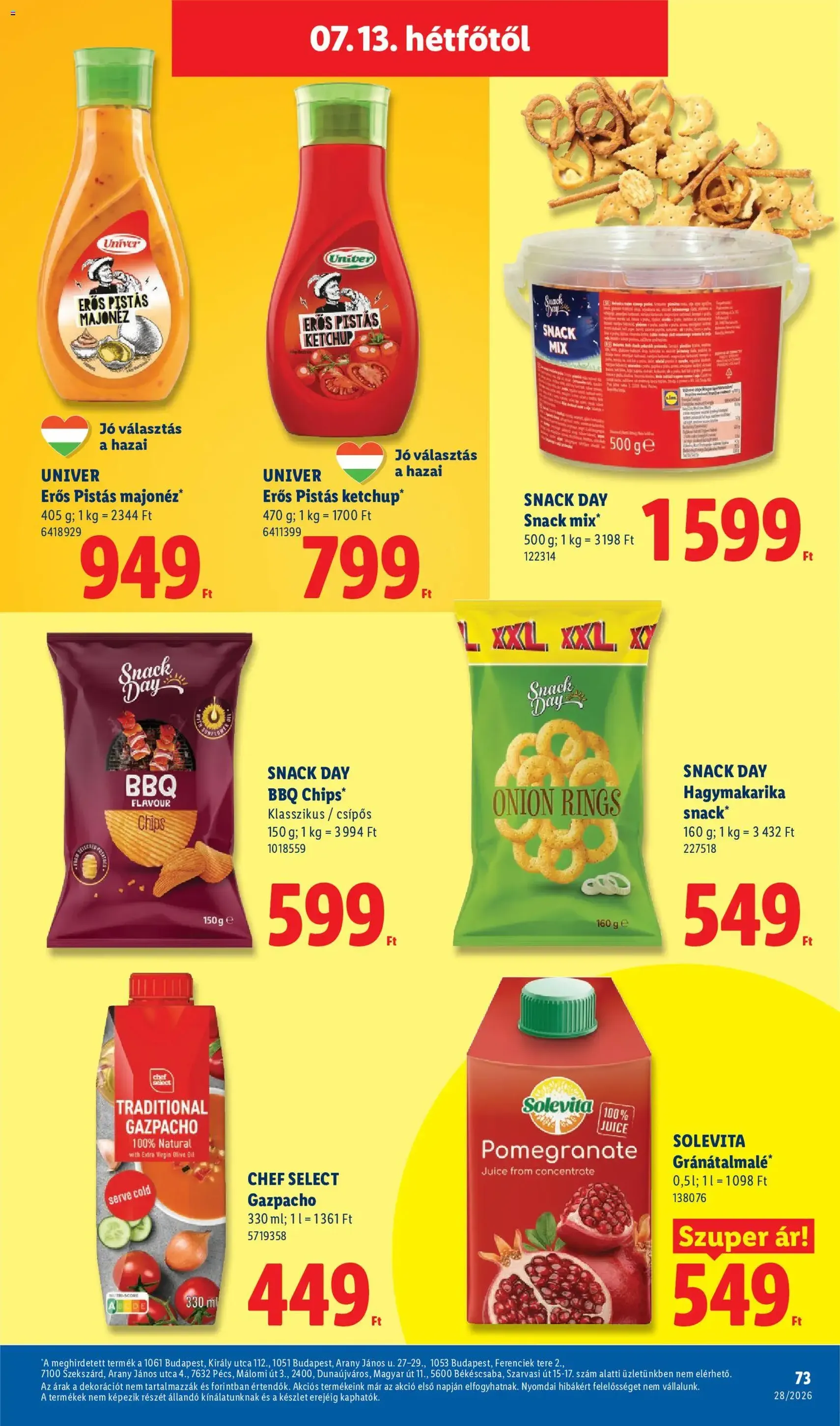 Lidl akciós újság - 2026.07.09. érvényes szórólap 73 oldal 80 oldalból