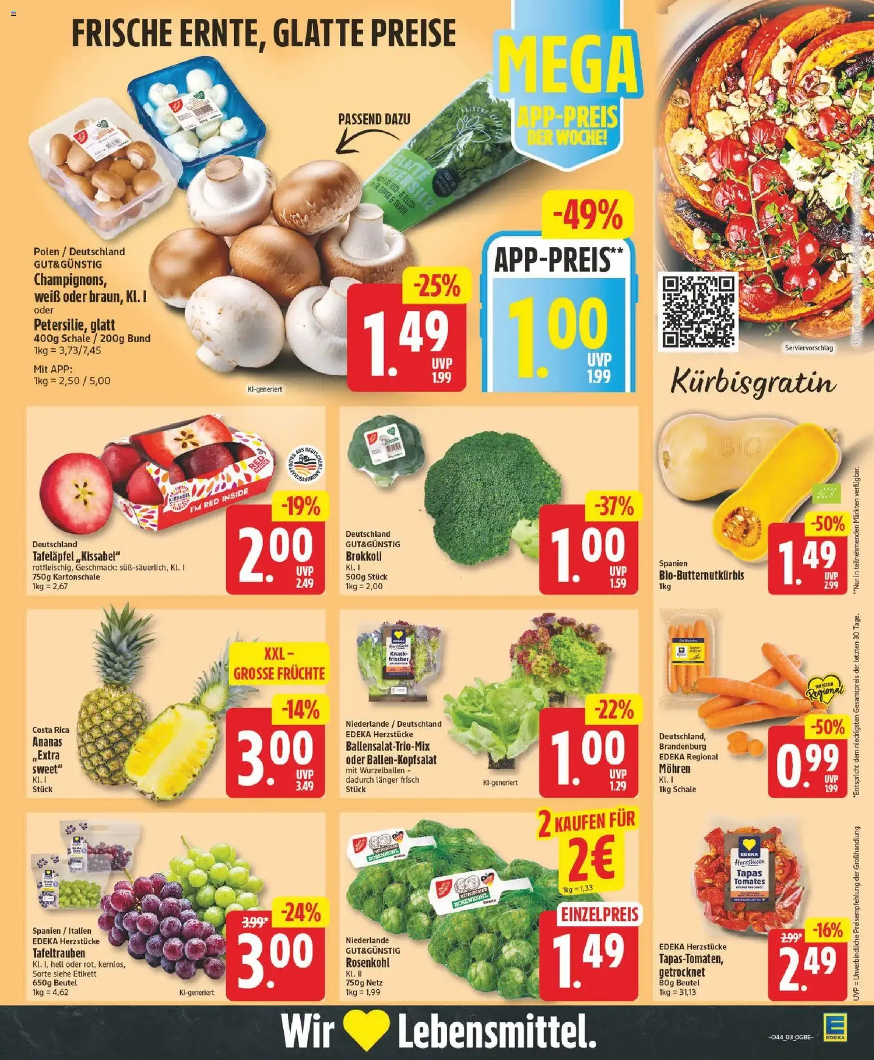 Edeka Prospekt - Gültiger Prospekt ab 26.10.2026, Seite 3 von insgesamt 29