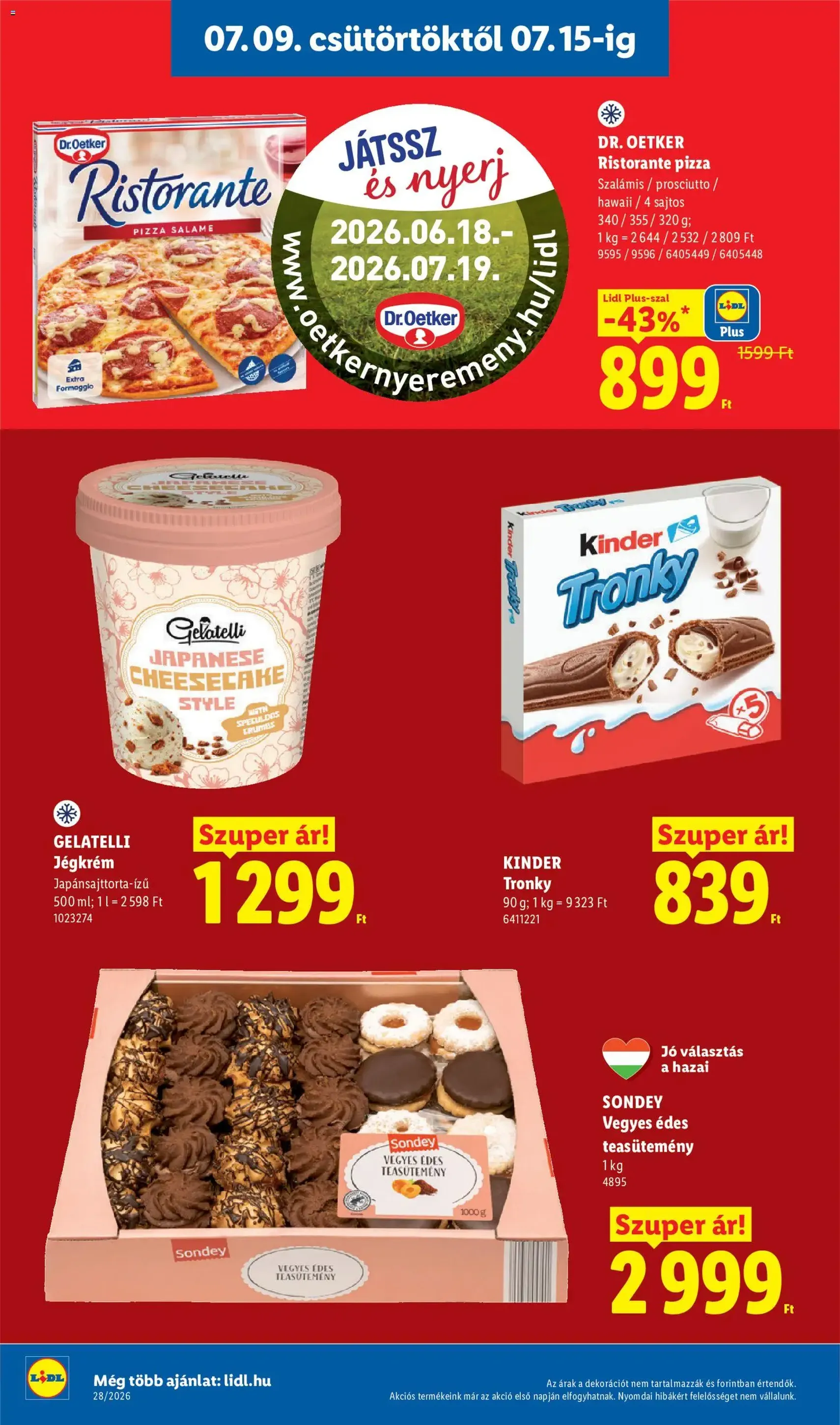 Lidl akciós újság - 2026.07.09. érvényes szórólap 14 oldal 80 oldalból