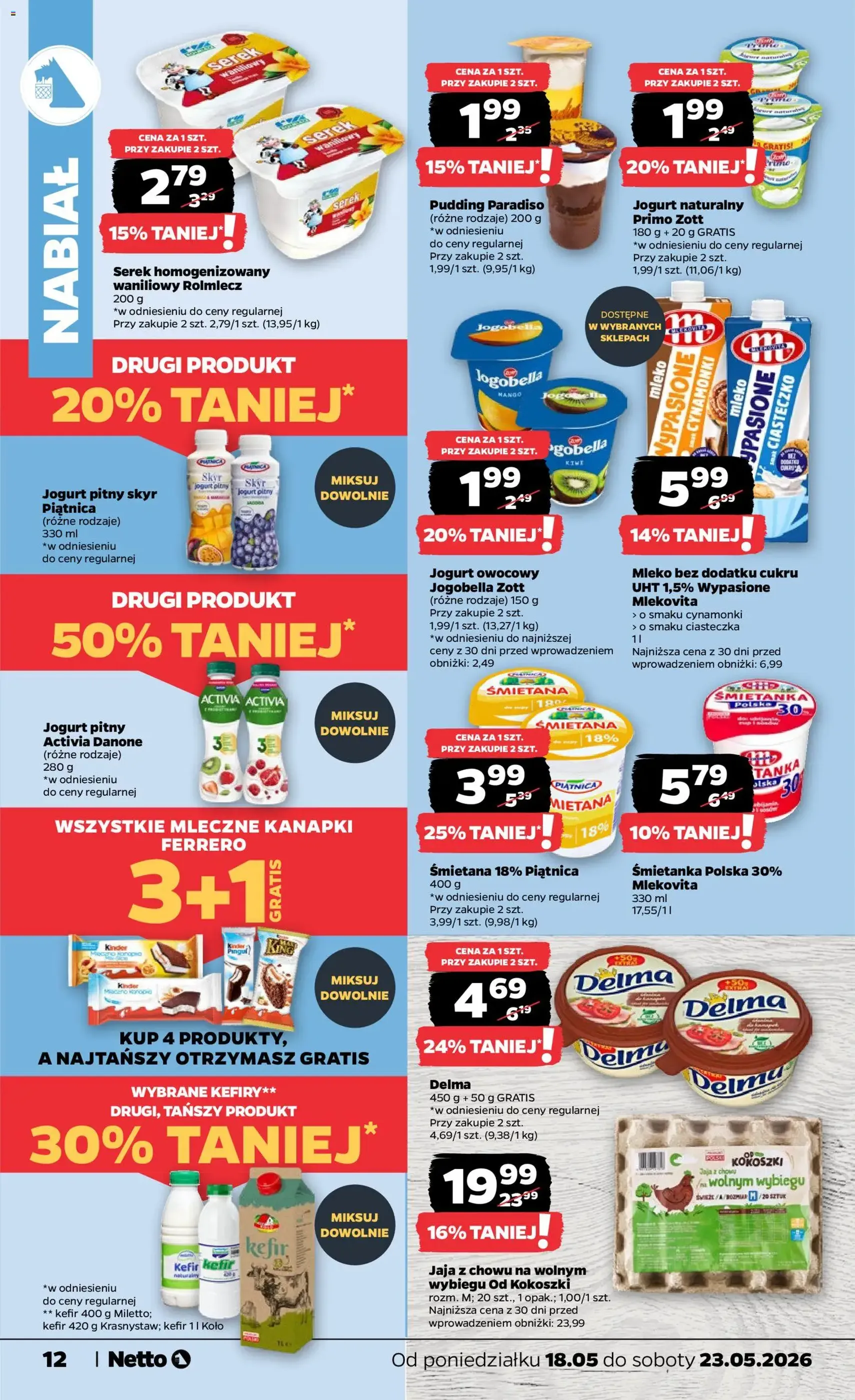 Netto gazetka od poniedziałku spożywcza - ważny gazetka od 18.05.2026 strona 12 z 38