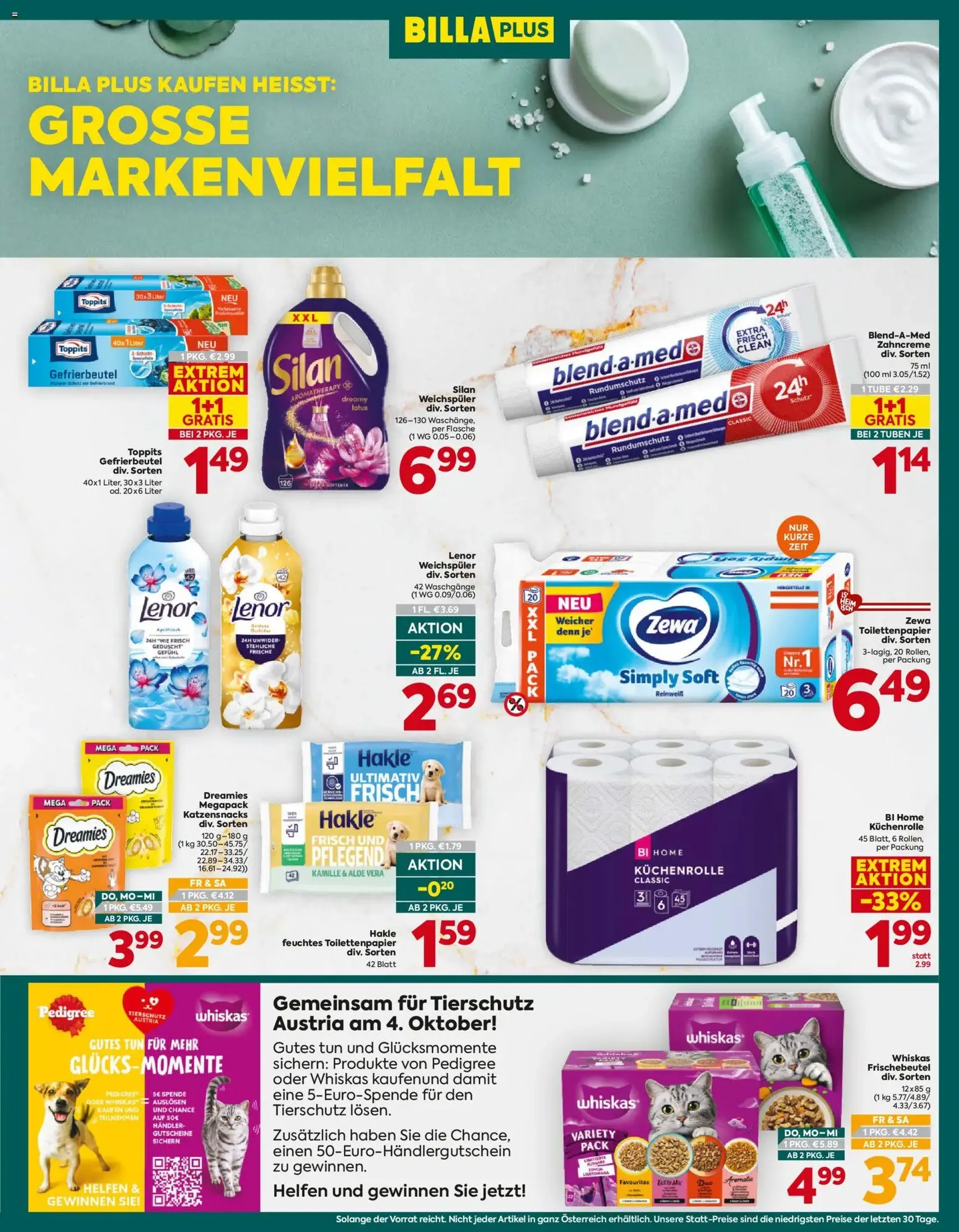 Billa Plus Flugblatt - Gültiger Prospekt ab 01.10.2026, Seite 15 von insgesamt 16