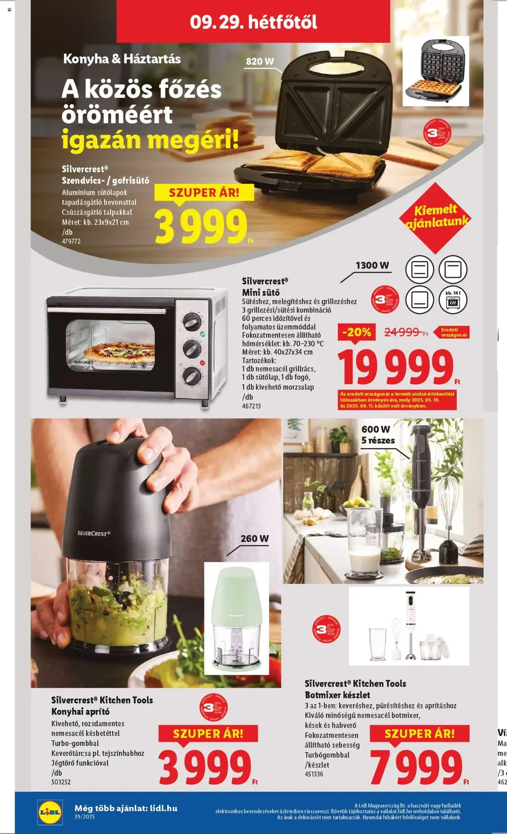 Lidl Akciós újság - 2025.09.25. érvényes szórólap 52 oldal 68 oldalból Lidl Akciós újság - 2025.09.25. érvényes szórólap 52 oldal 68 oldalból