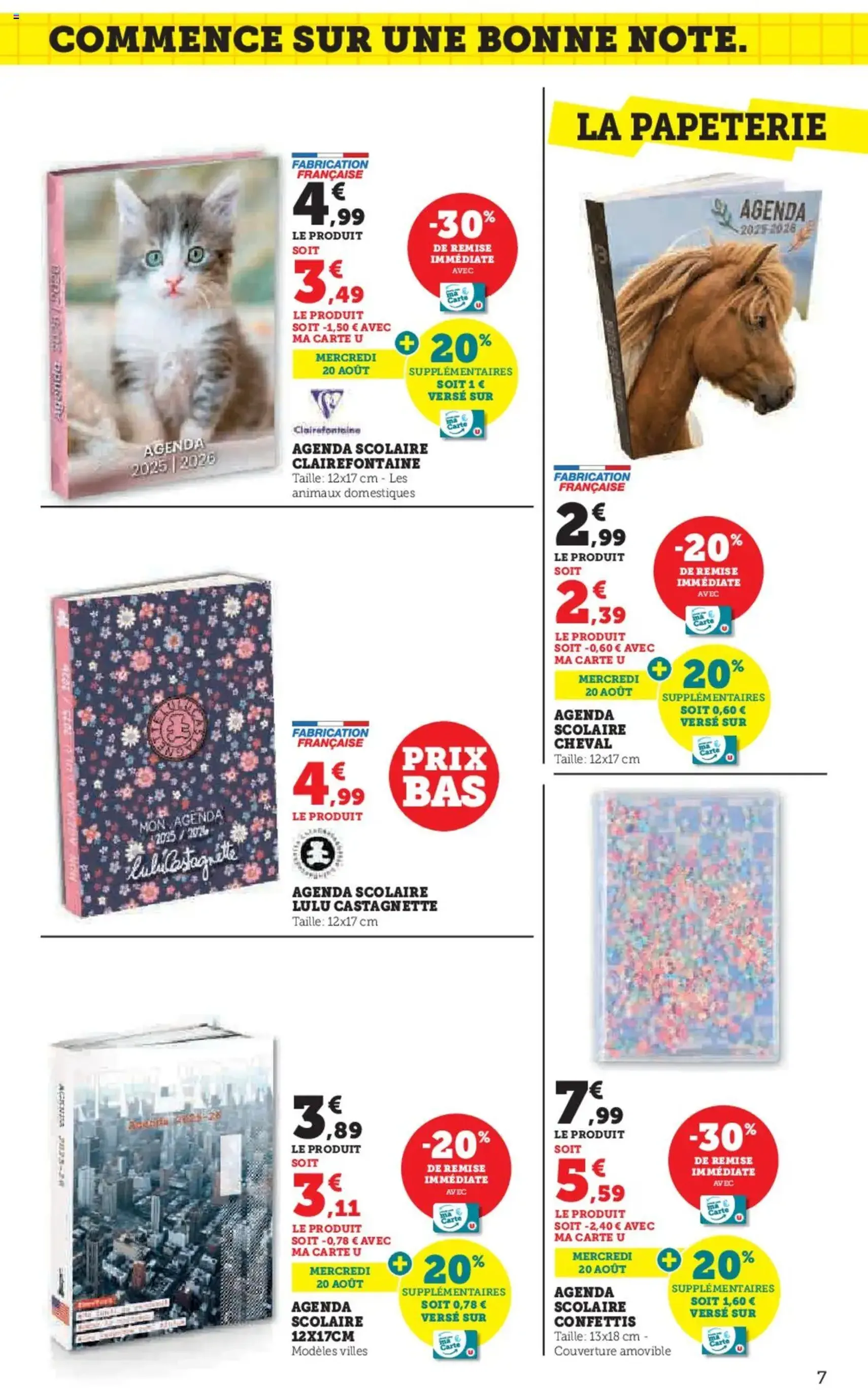 Hyper U catalogue - brochure valable à partir du 12/08/2025, page 7 sur 96 Hyper U catalogue - brochure valable à partir du 12/08/2025, page 7 sur 96