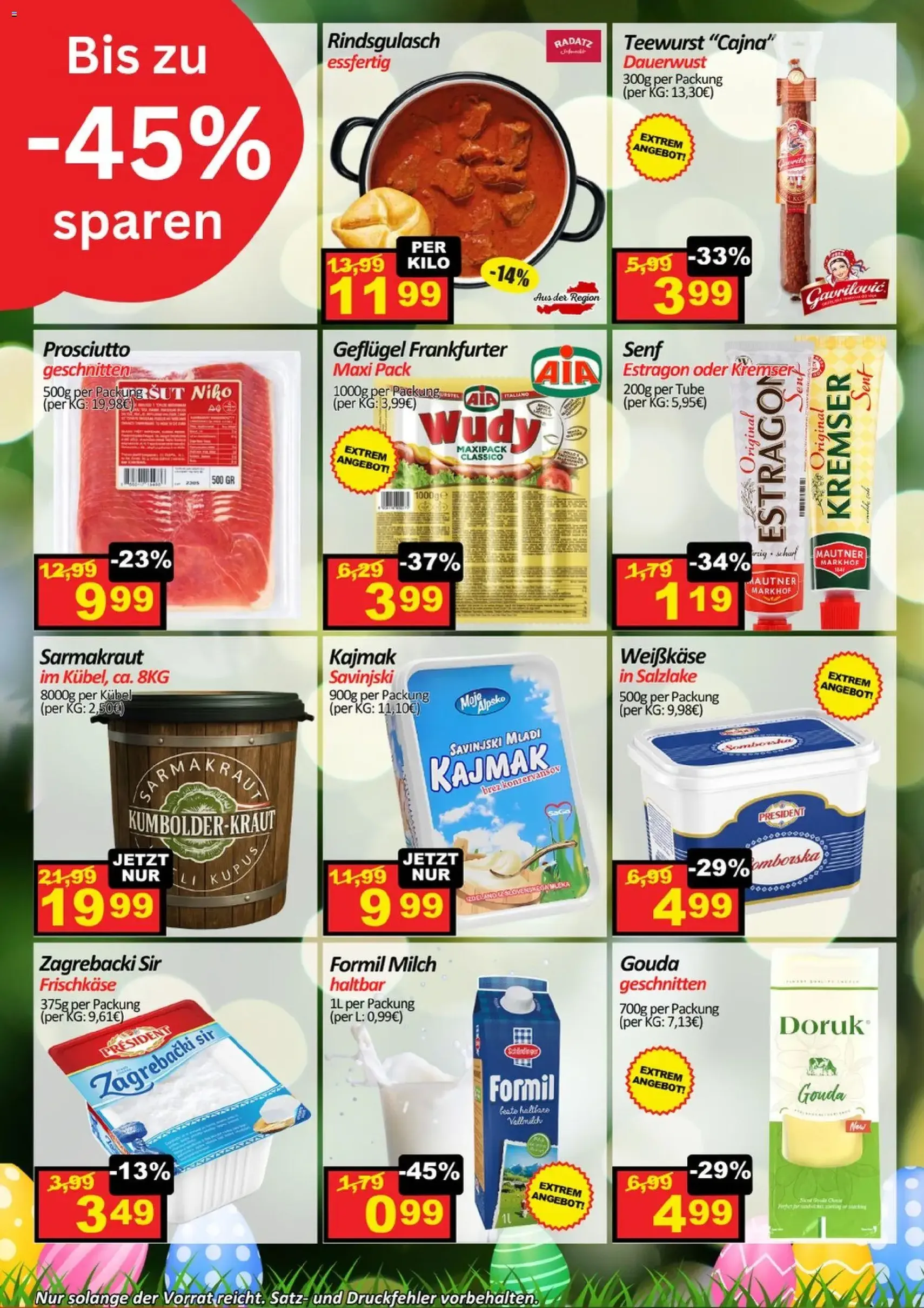 Wurstico Abholmarkt Flugblatt - Gültiger Prospekt ab 09.04.2026, Seite 7 von insgesamt 8