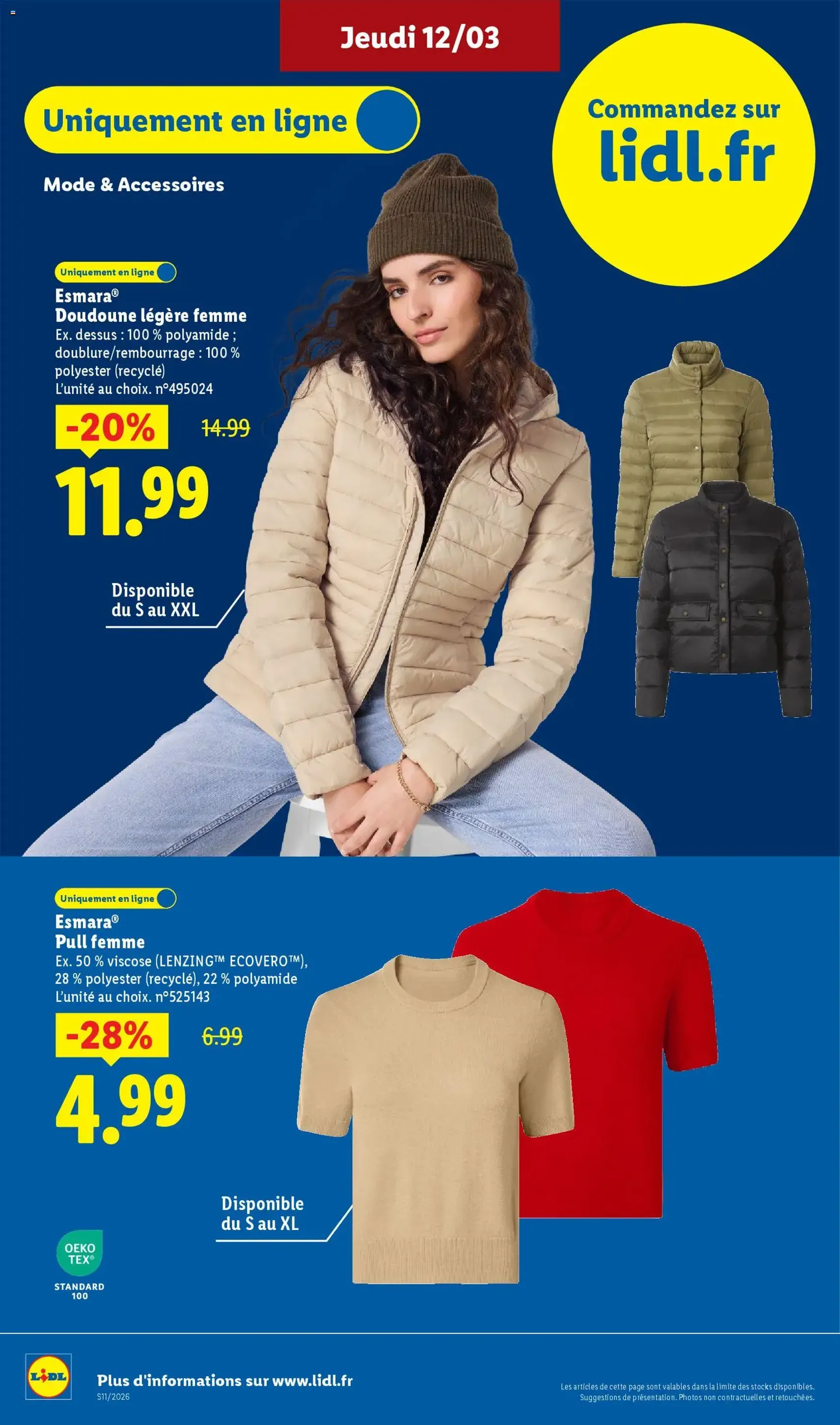 LIDL catalogue semaine 11 - brochure valable à partir du 12/03/2026, page 46 sur 71