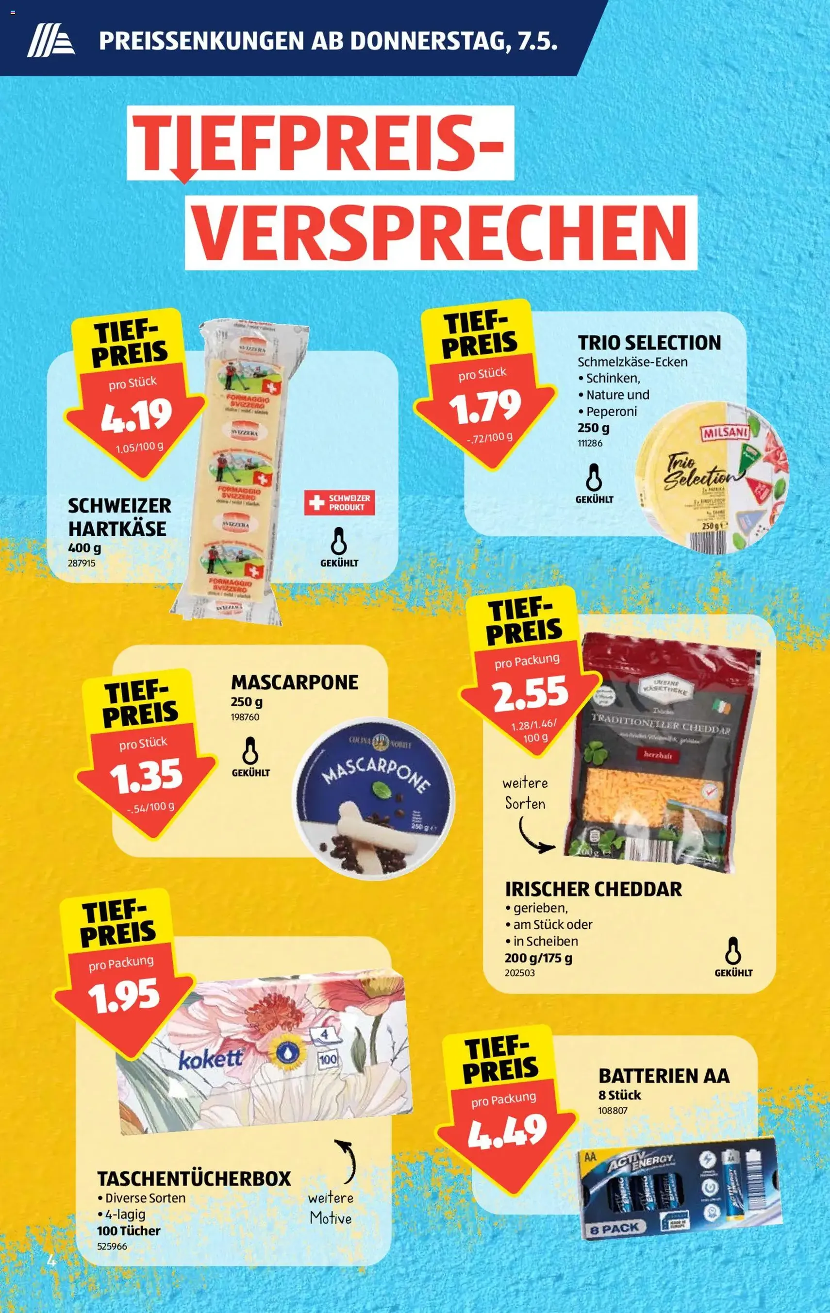 Aldi aktionen - Gültiger Prospekt ab 07.05.2026, Seite 4 von insgesamt 35