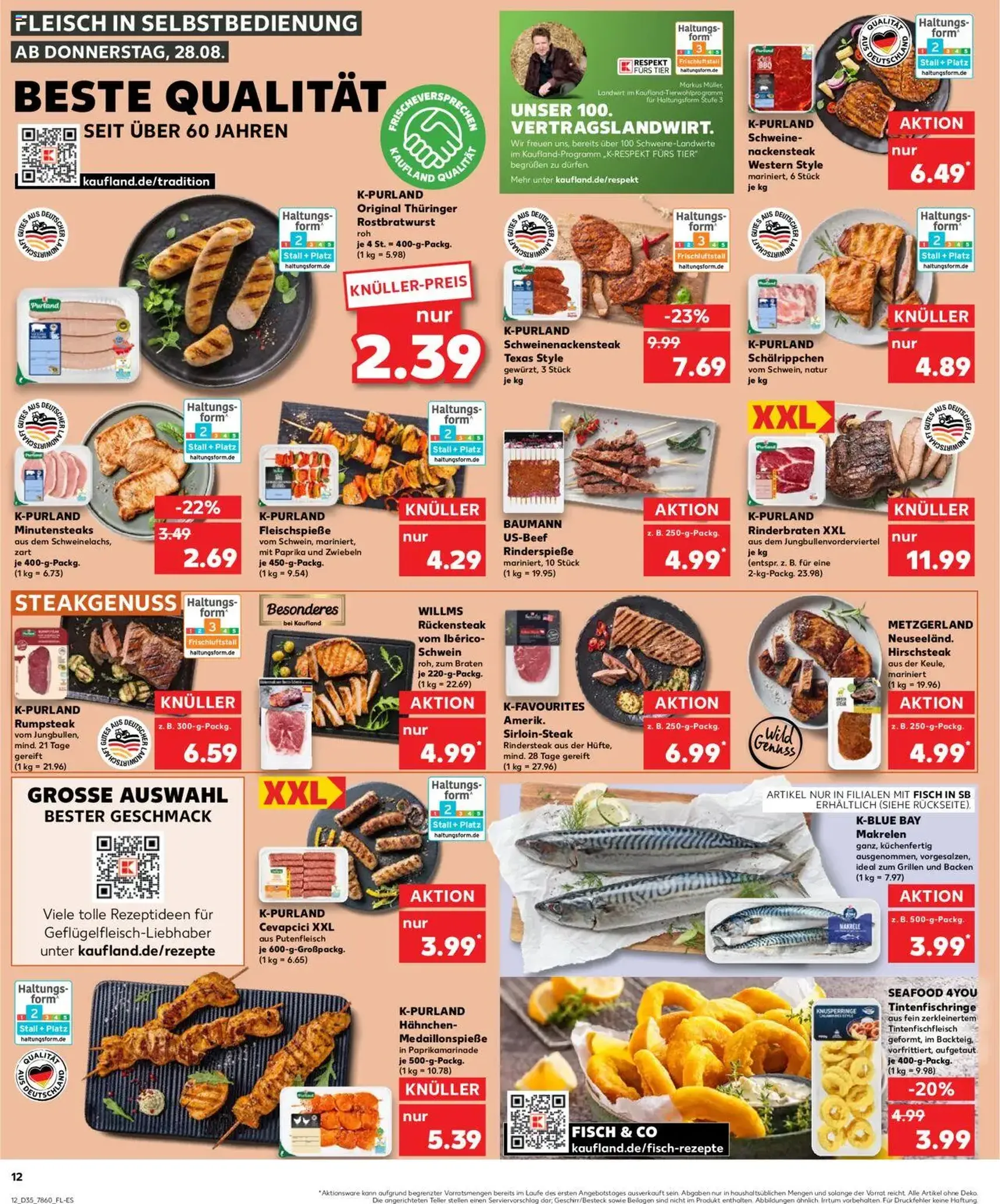Kaufland Prospekt - Gültiger Prospekt ab 28.08.2025, Seite 12 von insgesamt 32 Kaufland Prospekt - Gültiger Prospekt ab 28.08.2025, Seite 12 von insgesamt 32