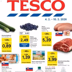 Tesco Hypermarket - leták - náhľad letáku platný od 04.02.2026