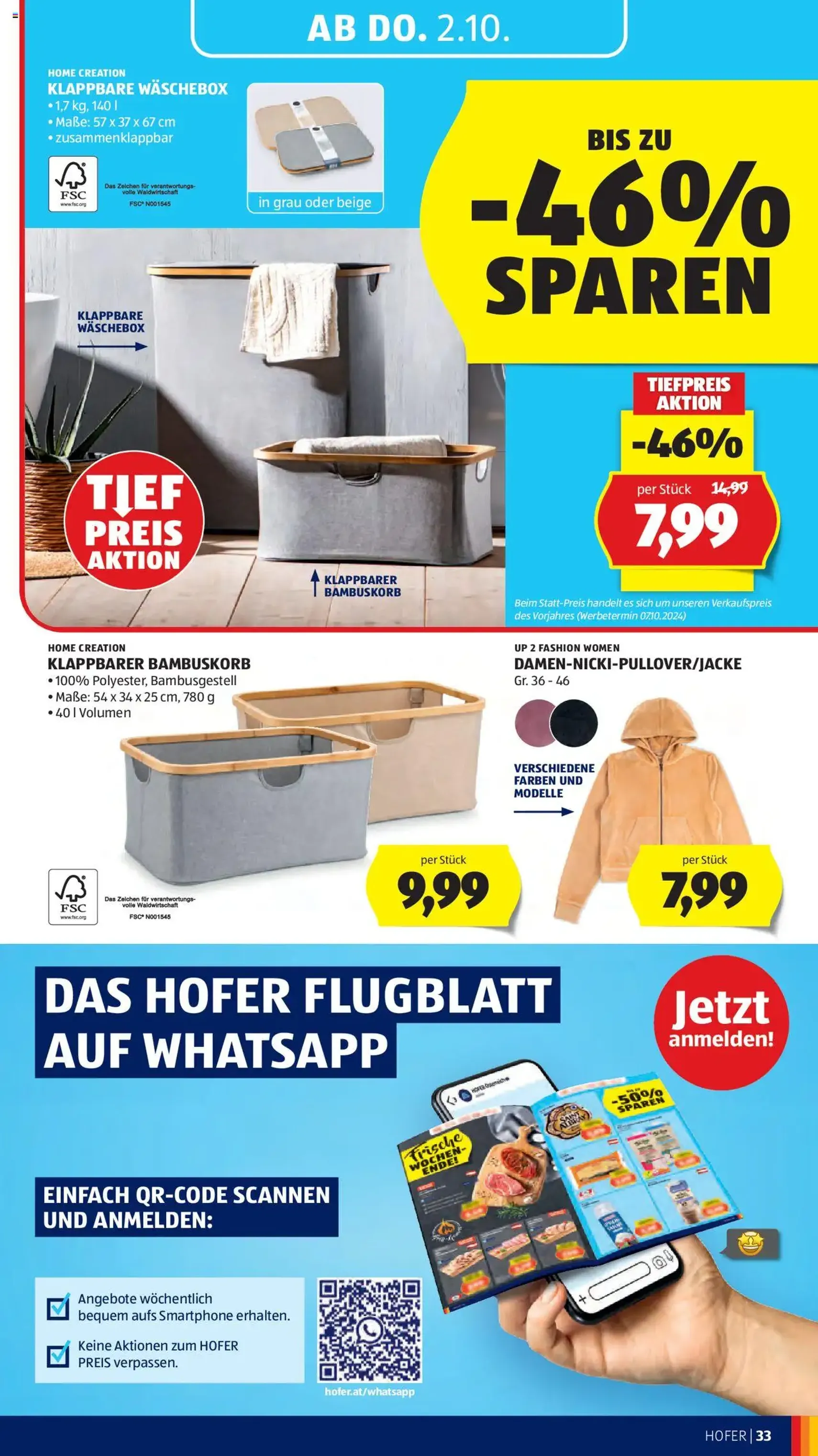 Hofer Flugblatt - Gültiger Prospekt ab 26.09.2025, Seite 37 von insgesamt 50