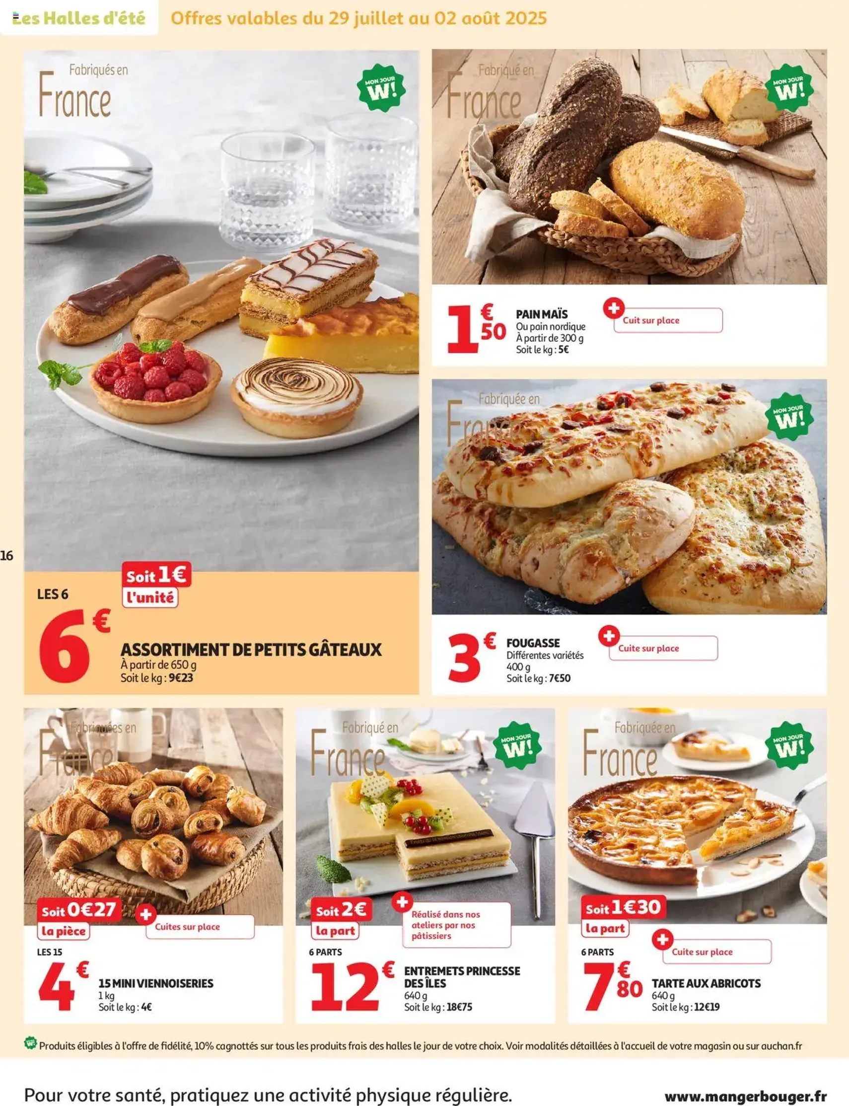 Auchan prospectus - brochure valable à partir du 29/07/2025, page 16 sur 49 Auchan prospectus - brochure valable à partir du 29/07/2025, page 16 sur 49