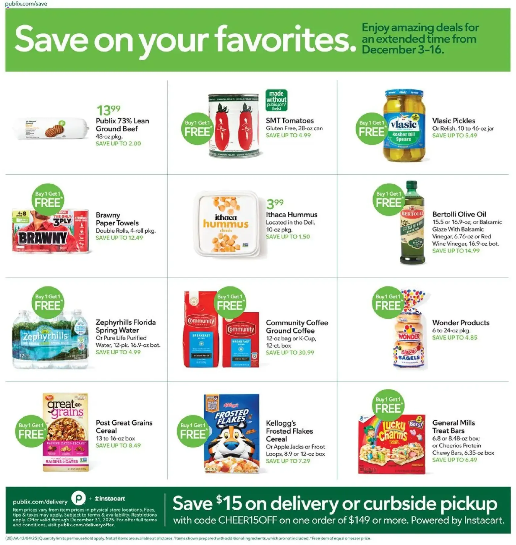 Publix Weekly Ad - valid flyer from 12/10/2025, page 21 of 21