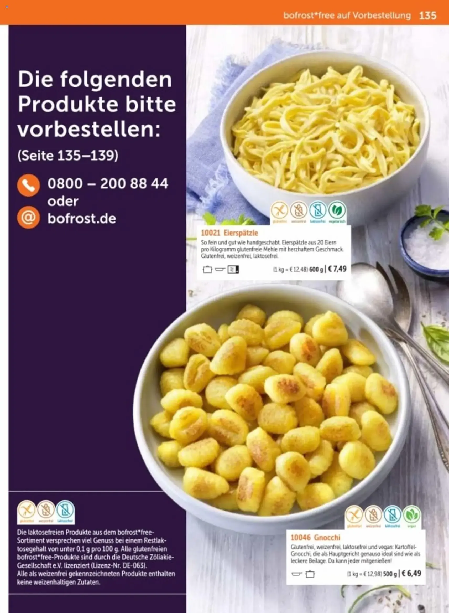 Bofrost Katalog - Gültiger Prospekt ab 06.03.2026, Seite 135 von insgesamt 150