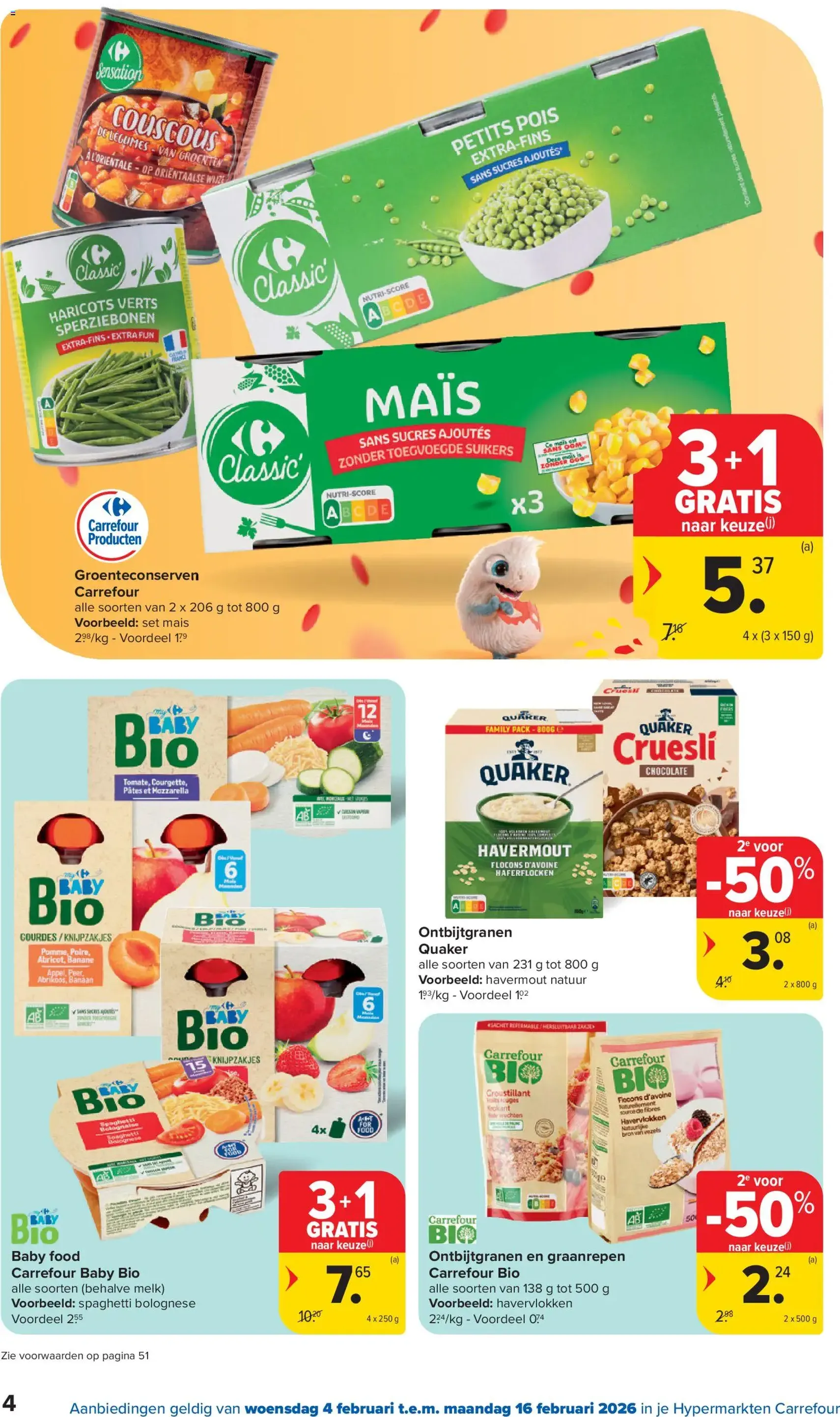 Carrefour folder week 6 - geldige folder vanaf 04/02/2026 pagina 4 van 52