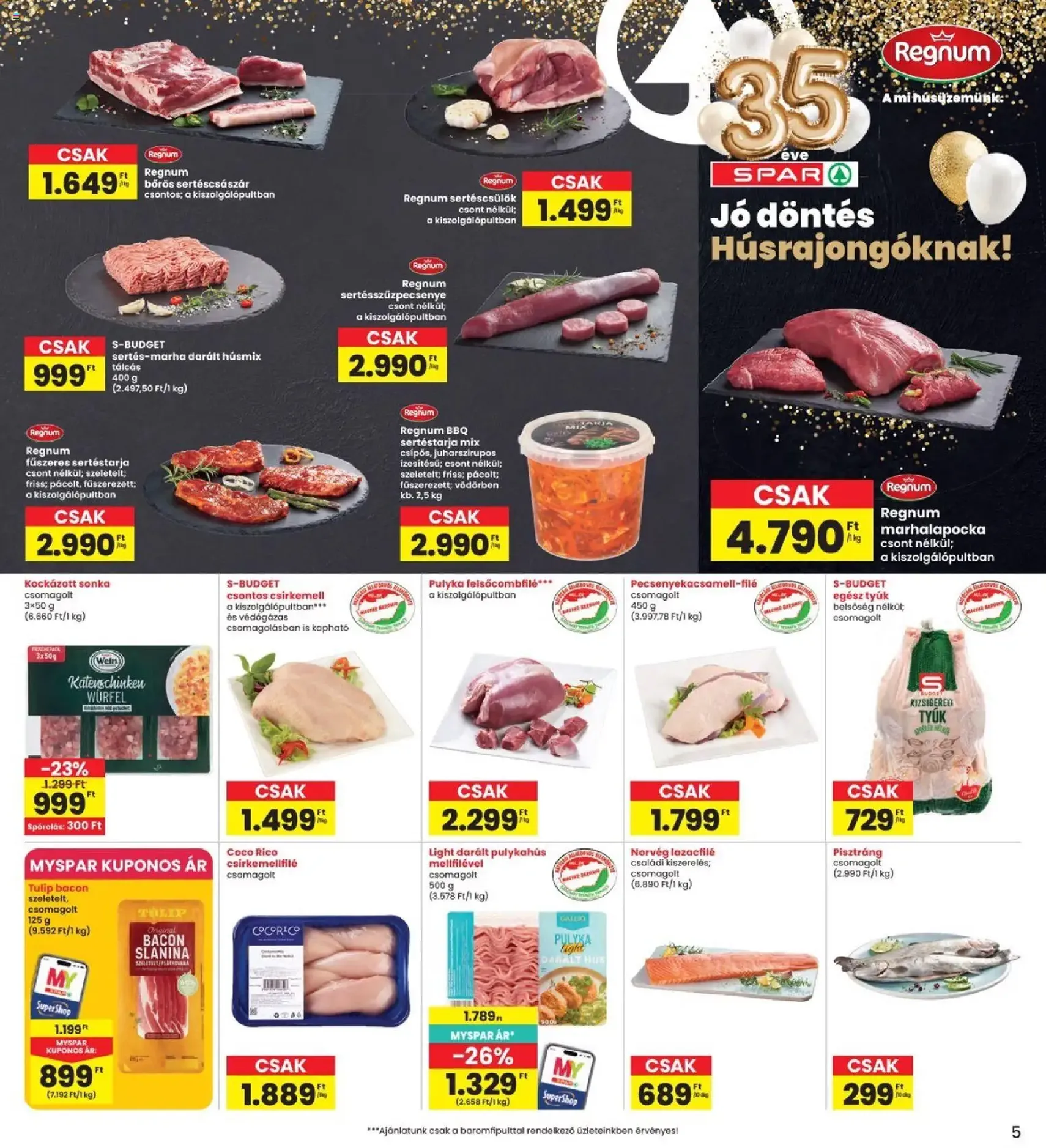 Interspar akciós újság - 2026.05.07. érvényes szórólap 5 oldal 20 oldalból