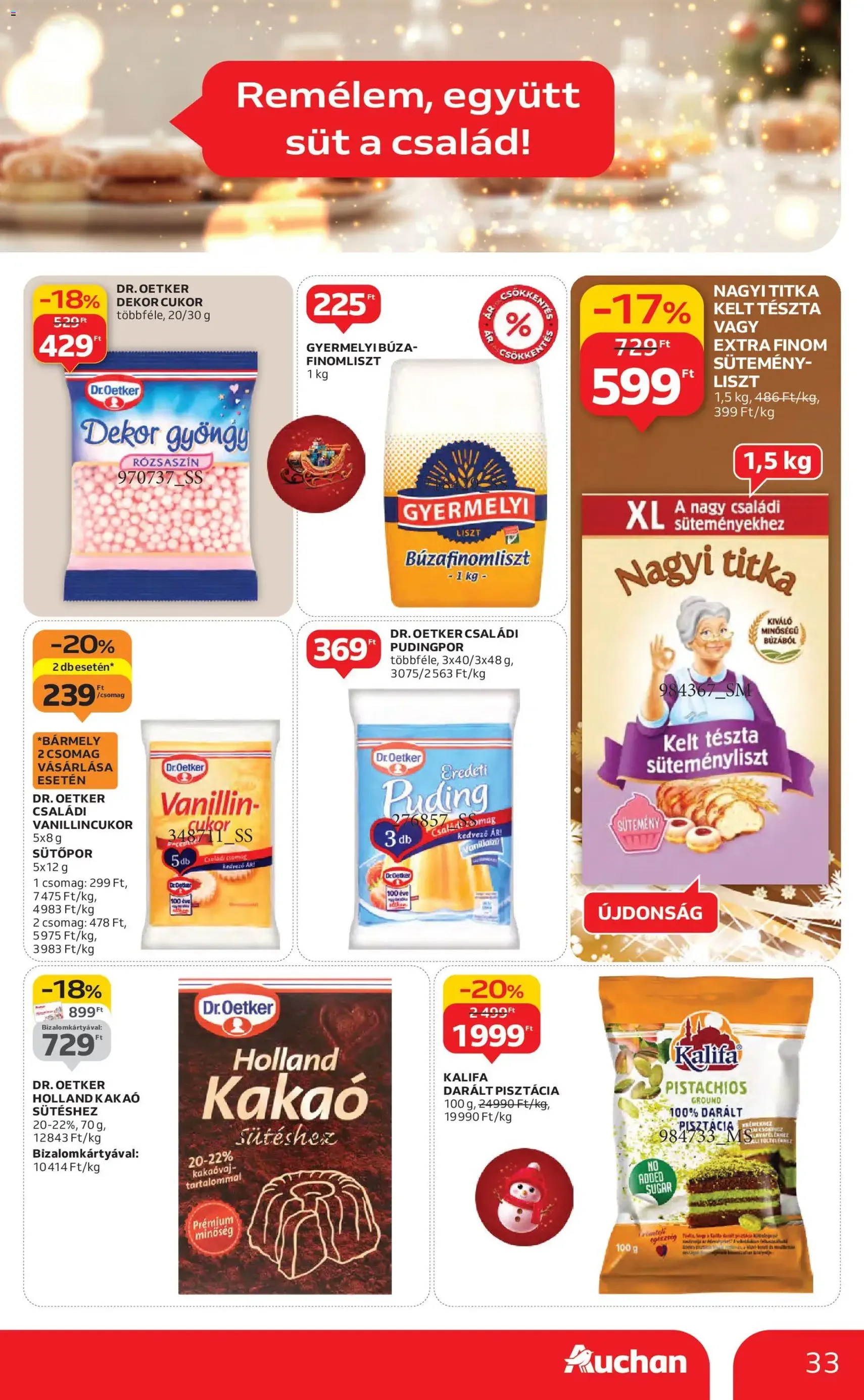 Auchan Akciós újság - 2025.12.11. érvényes szórólap 33 oldal 76 oldalból