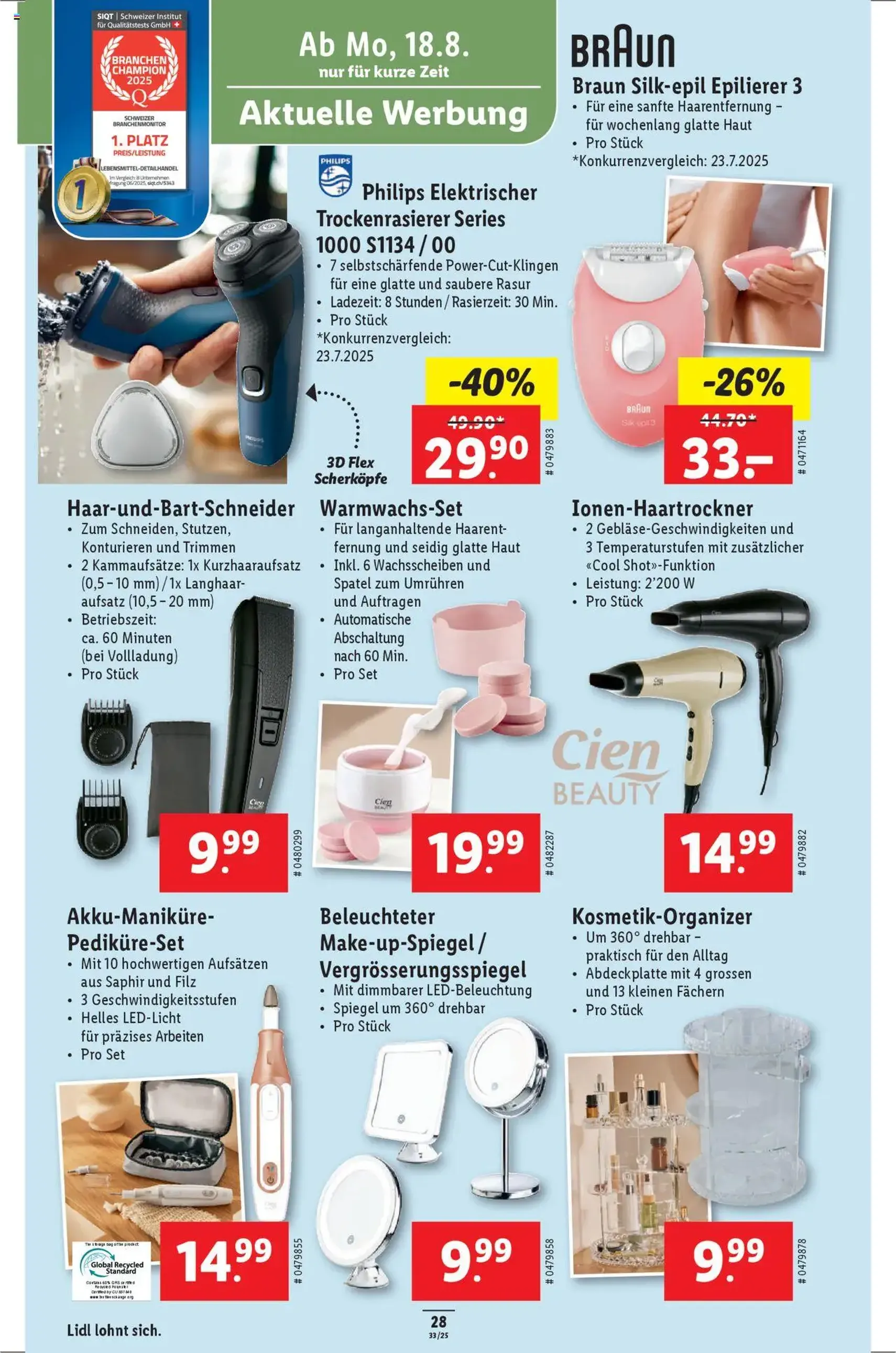 Lidl Aktionen - Gültiger Prospekt ab 14.08.2025, Seite 30 von insgesamt 34
