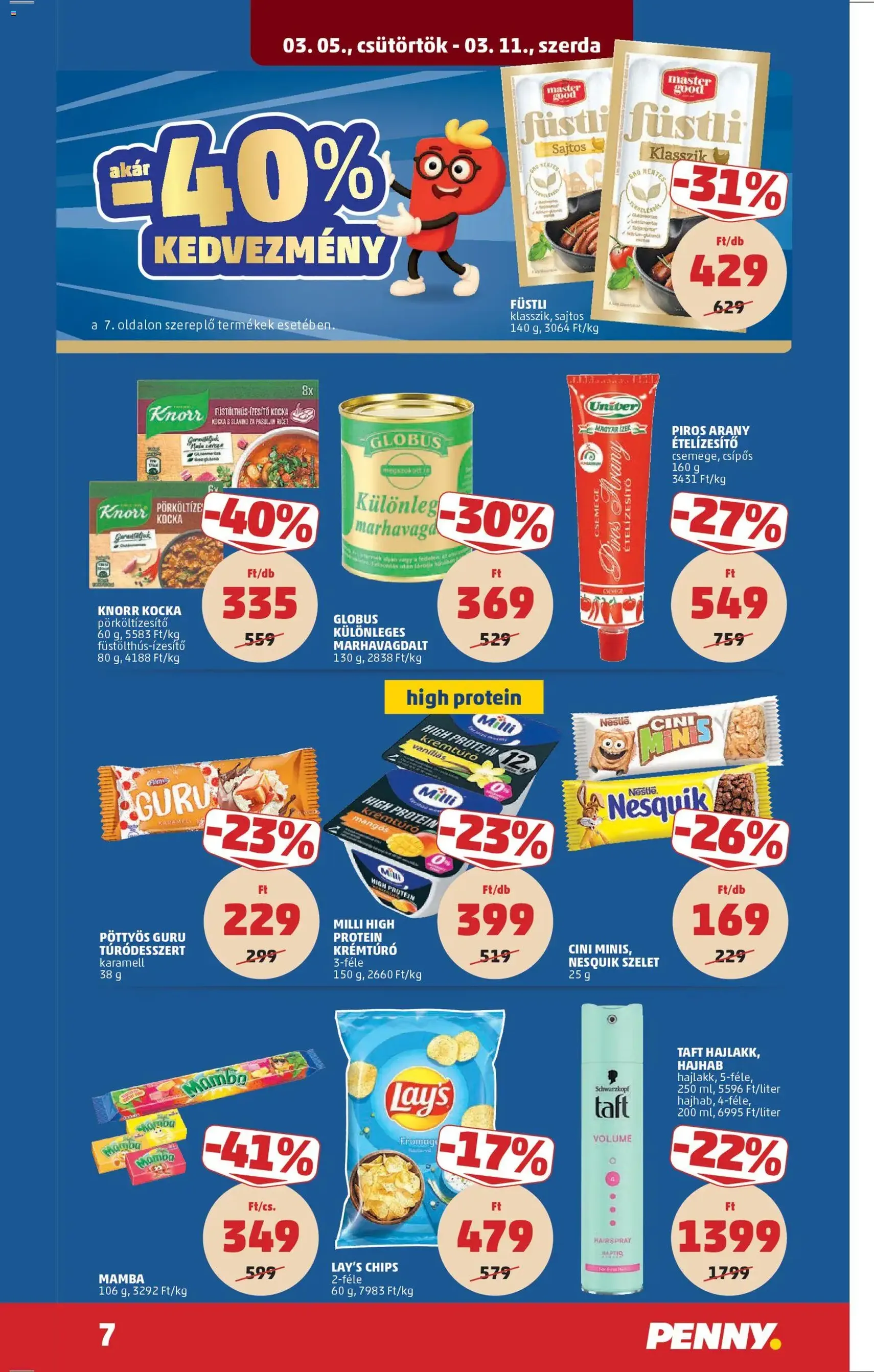 PENNY akciós újság - 2026.03.05. érvényes szórólap 11 oldal 43 oldalból