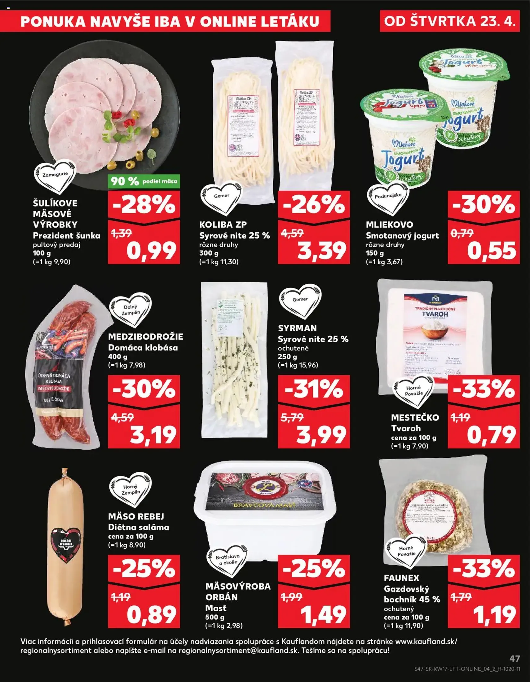 Kaufland leták - platný leták od 23.04.2026 strana 47 z 76