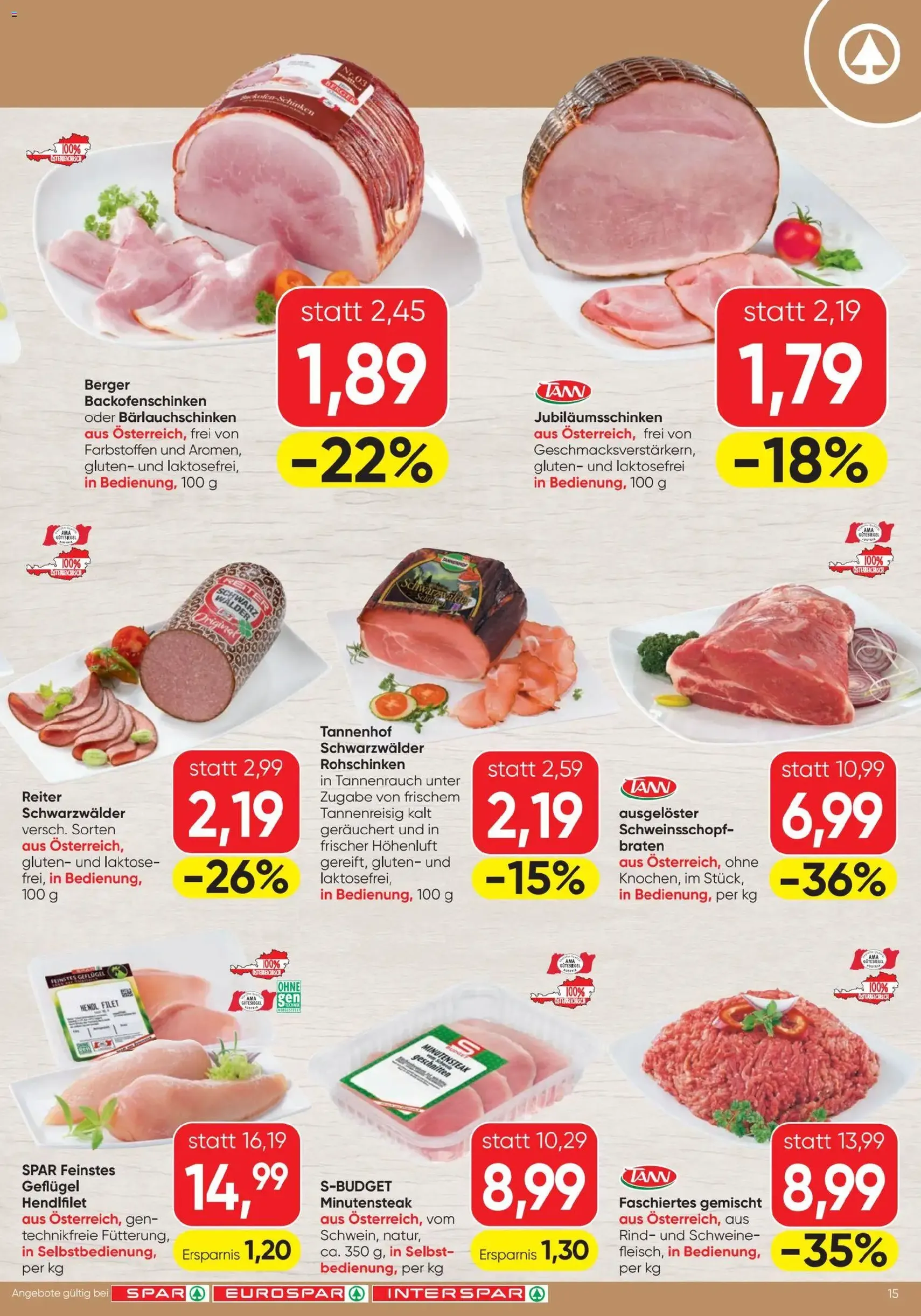 Spar Flugblatt - Gültiger Prospekt ab 12.02.2026, Seite 15 von insgesamt 20