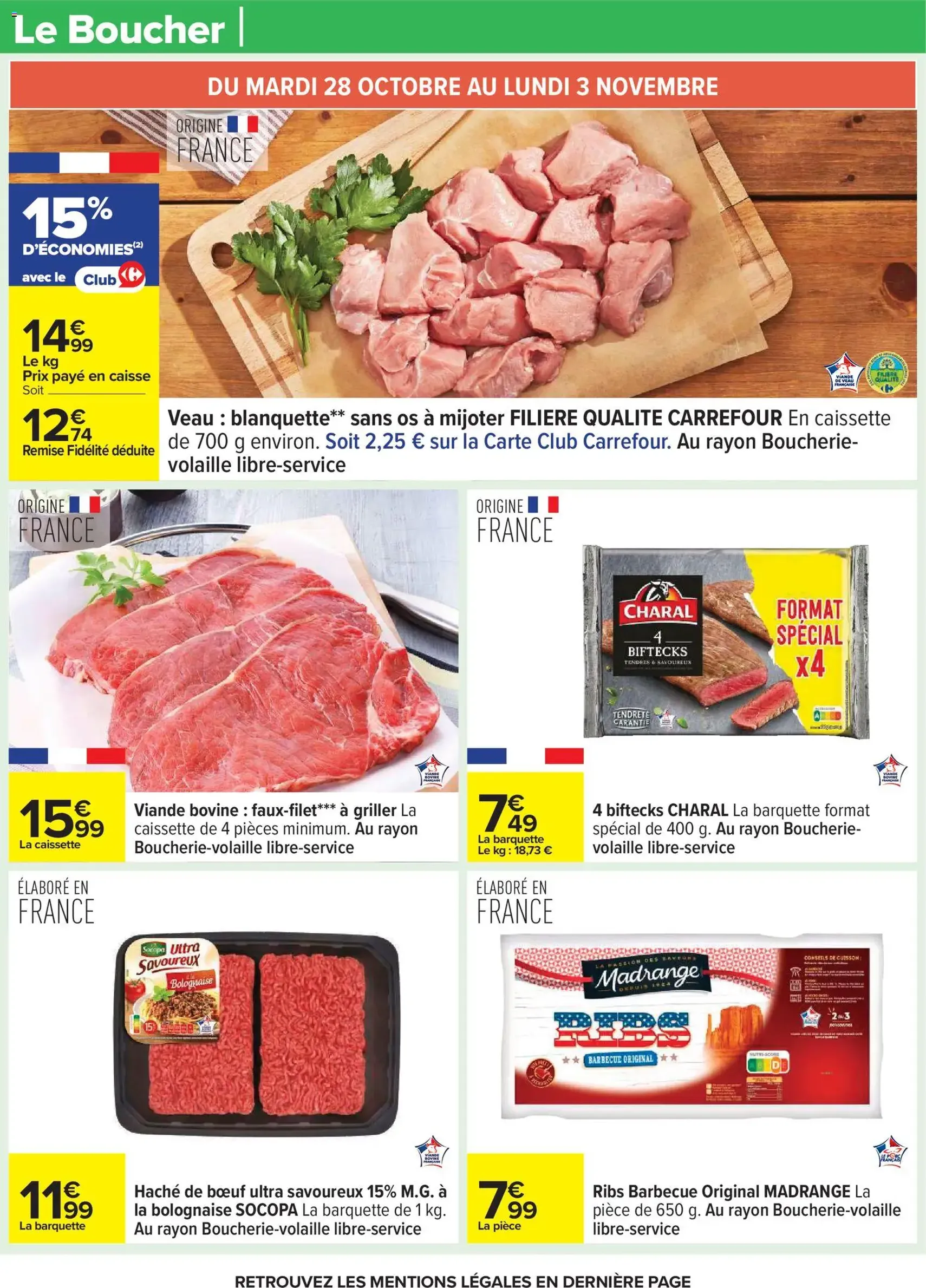 Carrefour catalogue semaine 44 - brochure valable à partir du 28/10/2025, page 19 sur 74