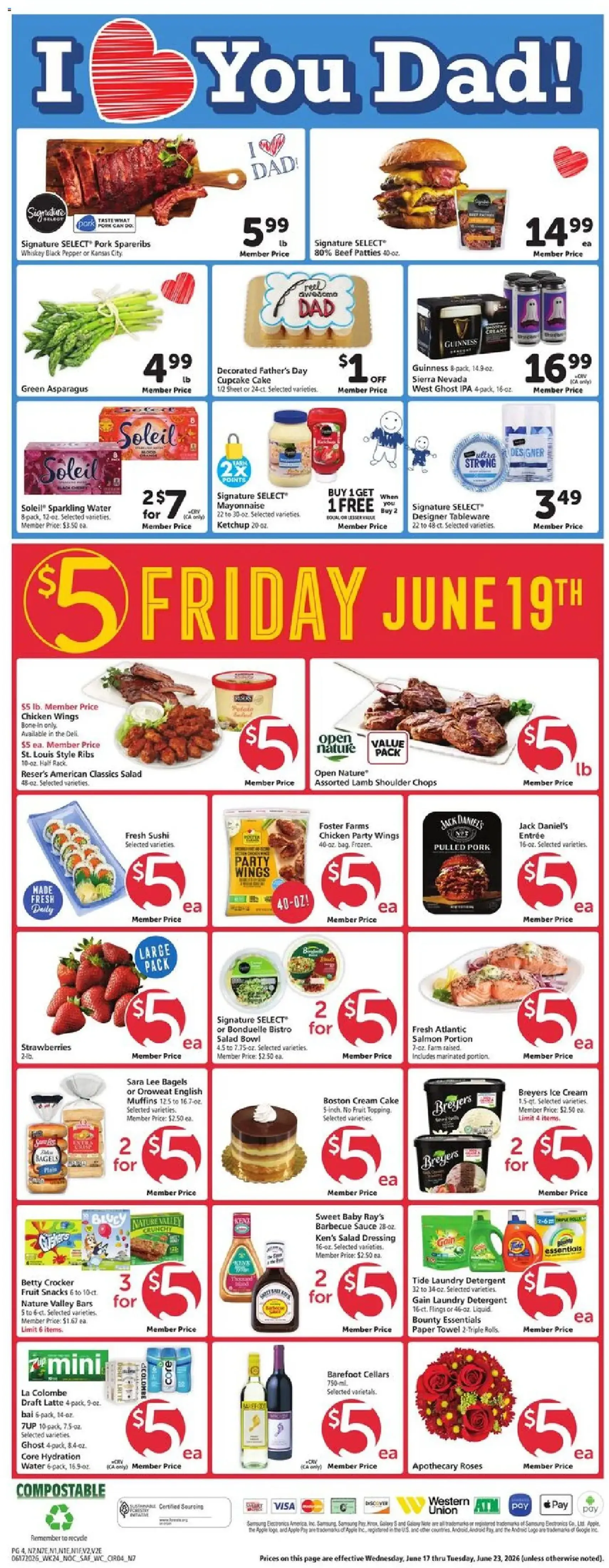Safeway Weekly Ad - valid flyer from 06/17/2026, page 4 of 11