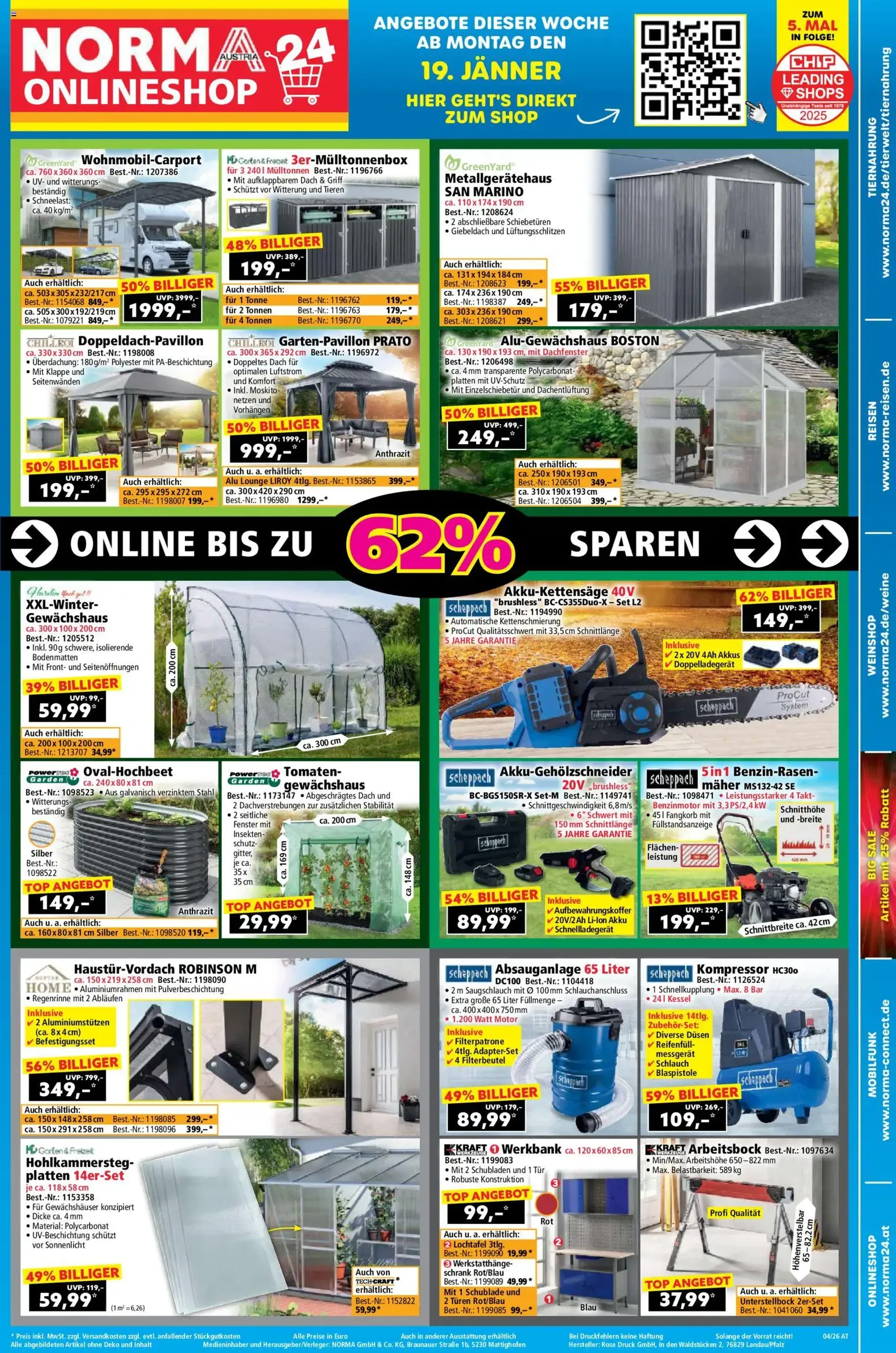 Norma Flugblatt - Gültiger Prospekt ab 26.01.2026, Seite 19 von insgesamt 20