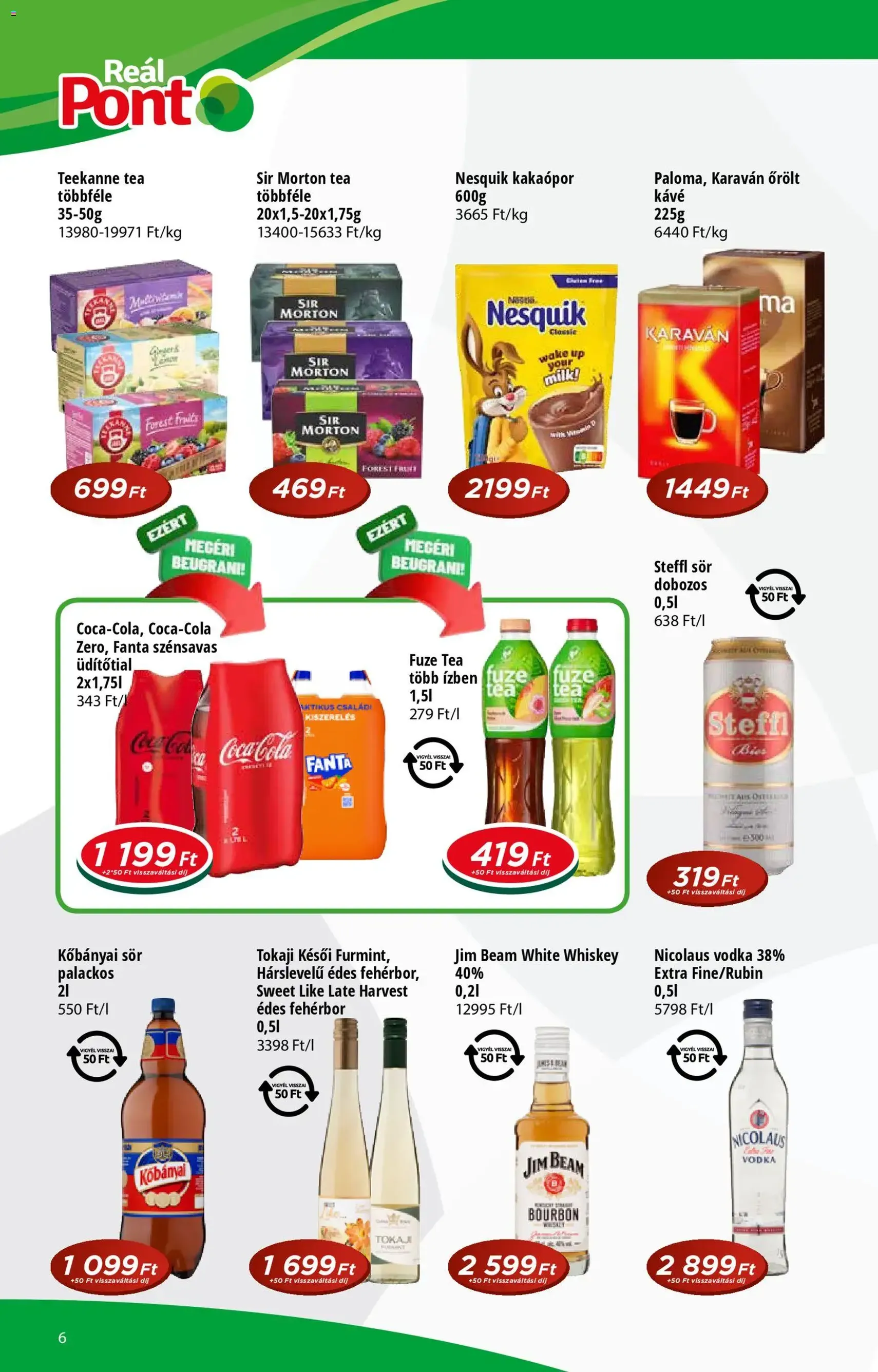 Reál akciós újság - 2026.03.04. érvényes szórólap 6 oldal 8 oldalból