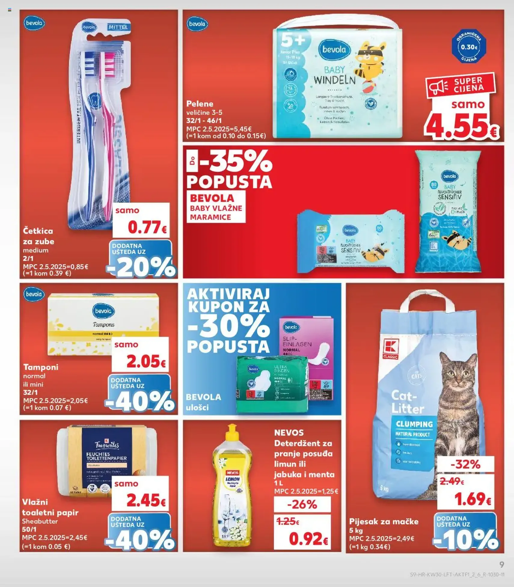 Kaufland HR - Split-Ravne njive - 2025.07.23. érvényes szórólap 9 oldal 32 oldalból
