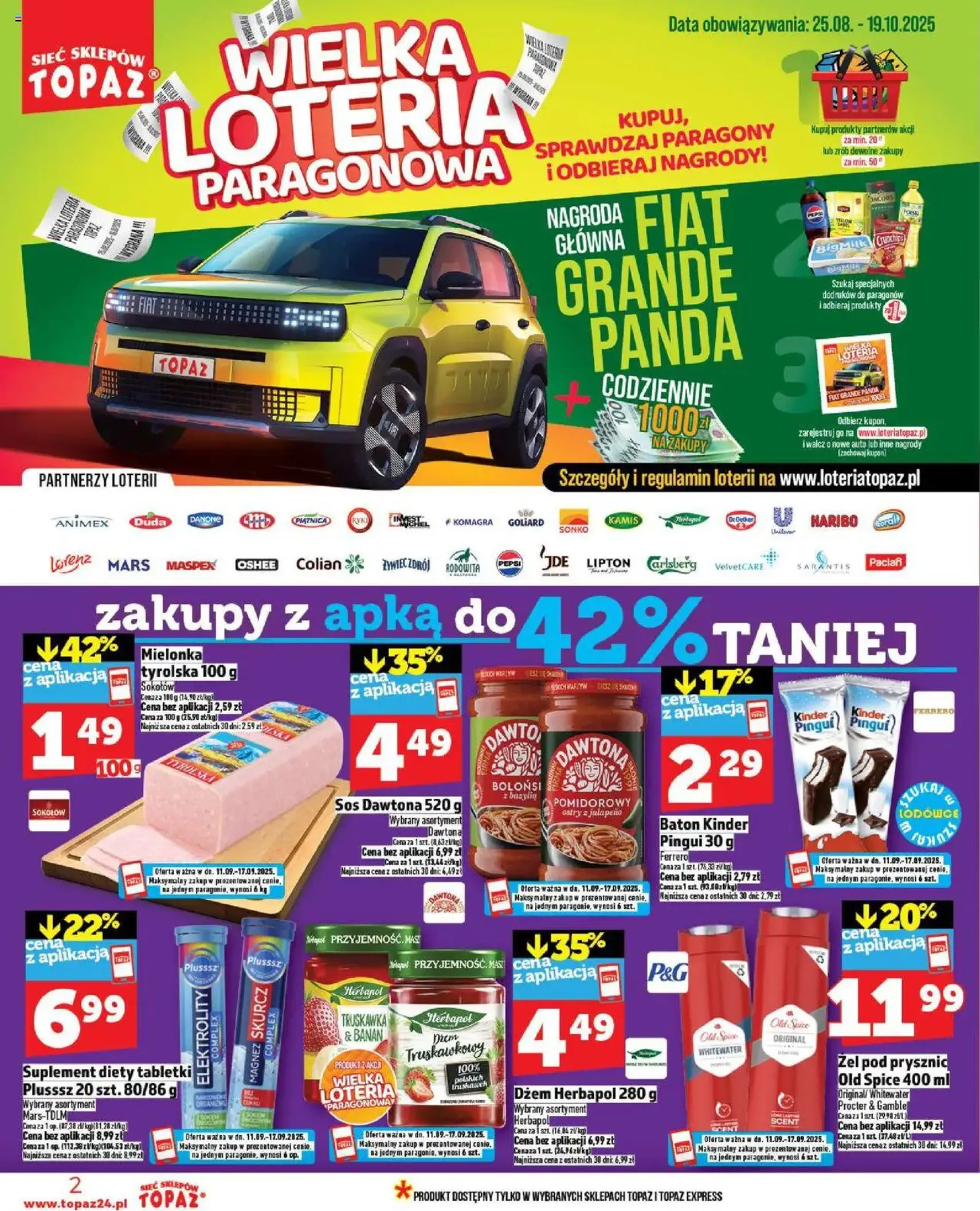 Topaz Gazetka - ważny gazetka od 11.09.2025 strona 2 z 28 Topaz Gazetka - ważny gazetka od 11.09.2025 strona 2 z 28