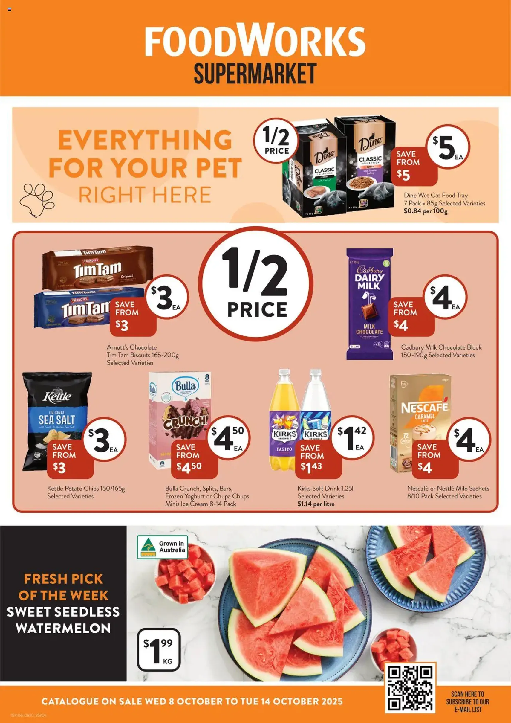 Foodworks Catalogue NSW - valid flyer from 08/10/2025, page 1 of 33