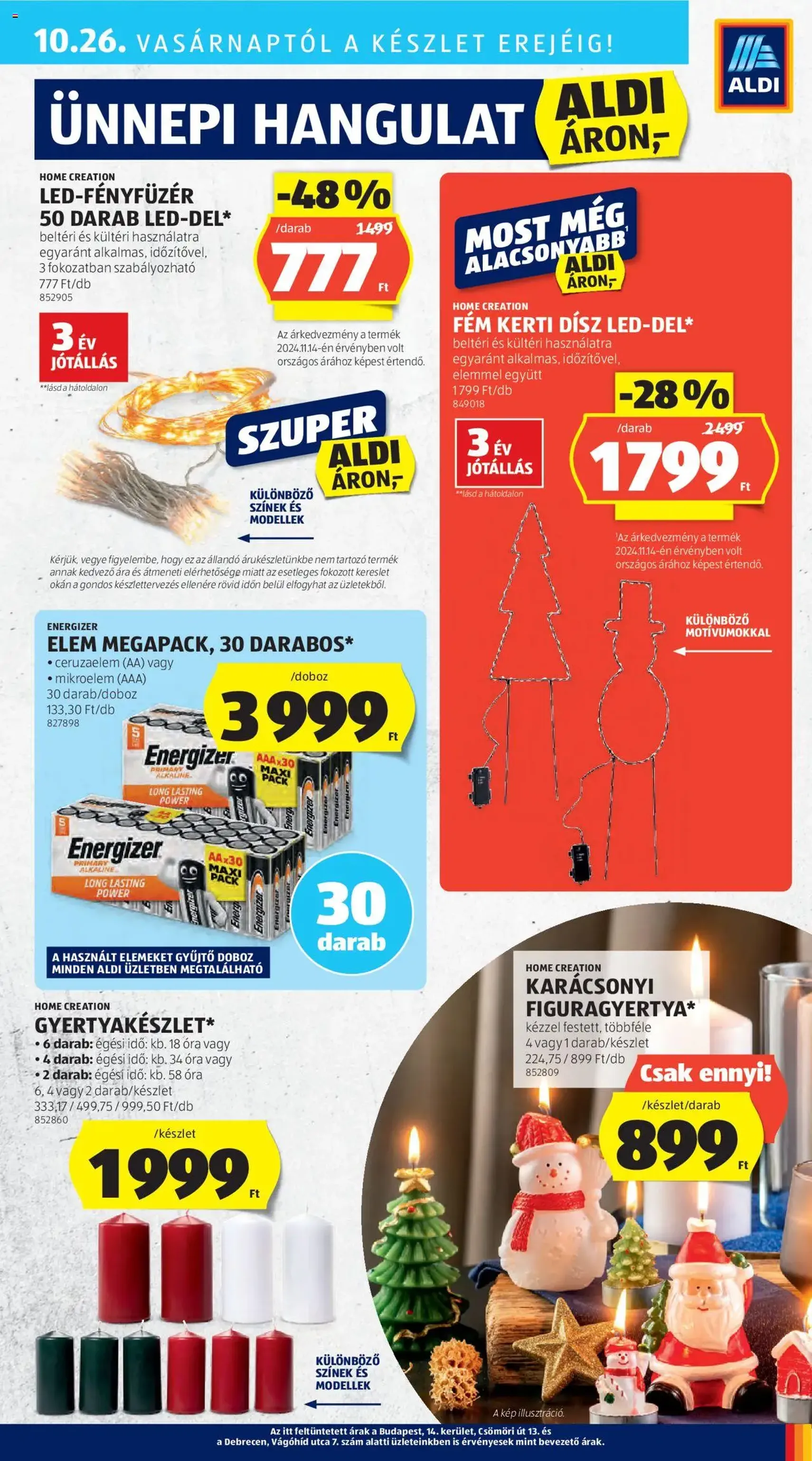 Aldi Akciós újság - 2025.10.24. érvényes szórólap 41 oldal 51 oldalból Aldi Akciós újság - 2025.10.24. érvényes szórólap 41 oldal 51 oldalból