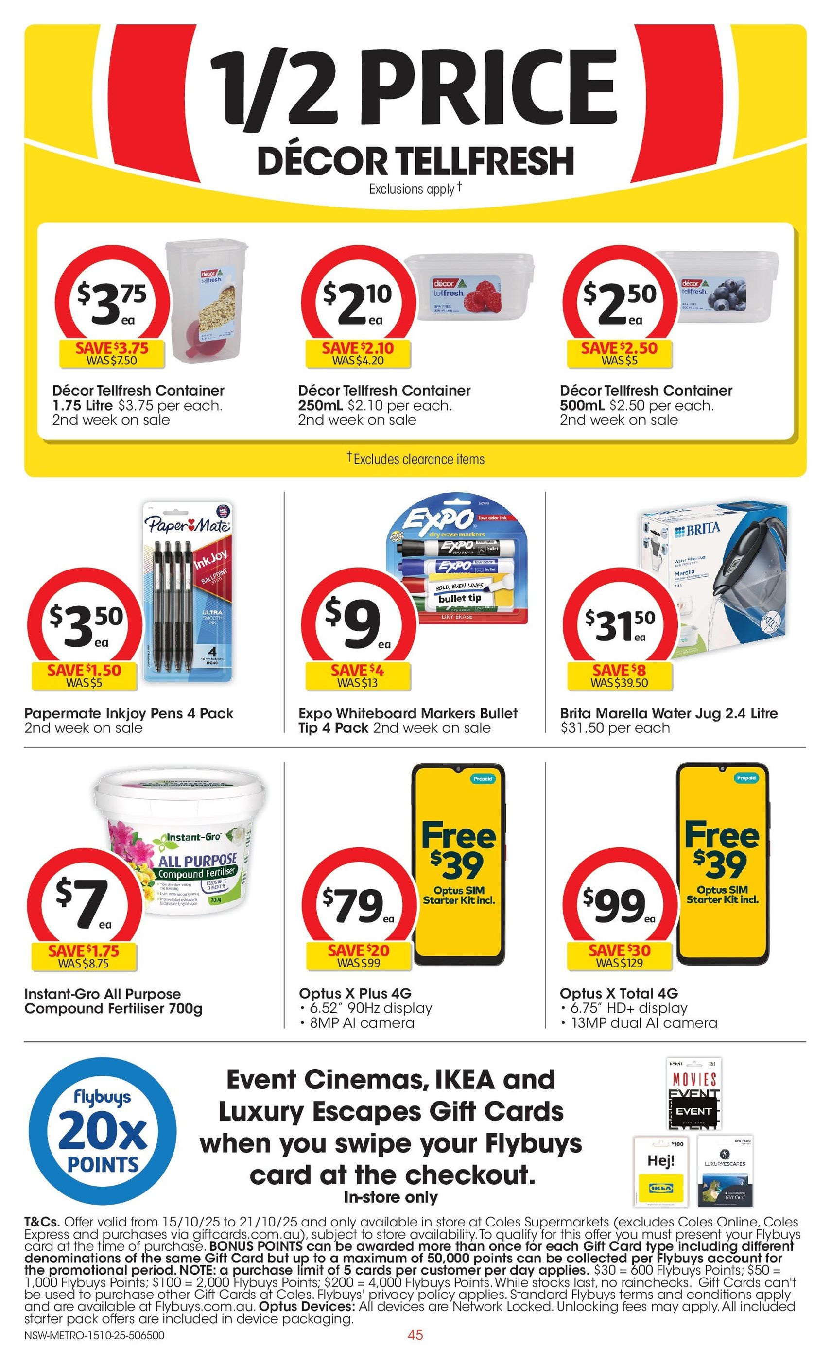 Coles Catalogue NSW - valid flyer from 15/10/2025, page 45 of 51 Coles Catalogue NSW - valid flyer from 15/10/2025, page 45 of 51