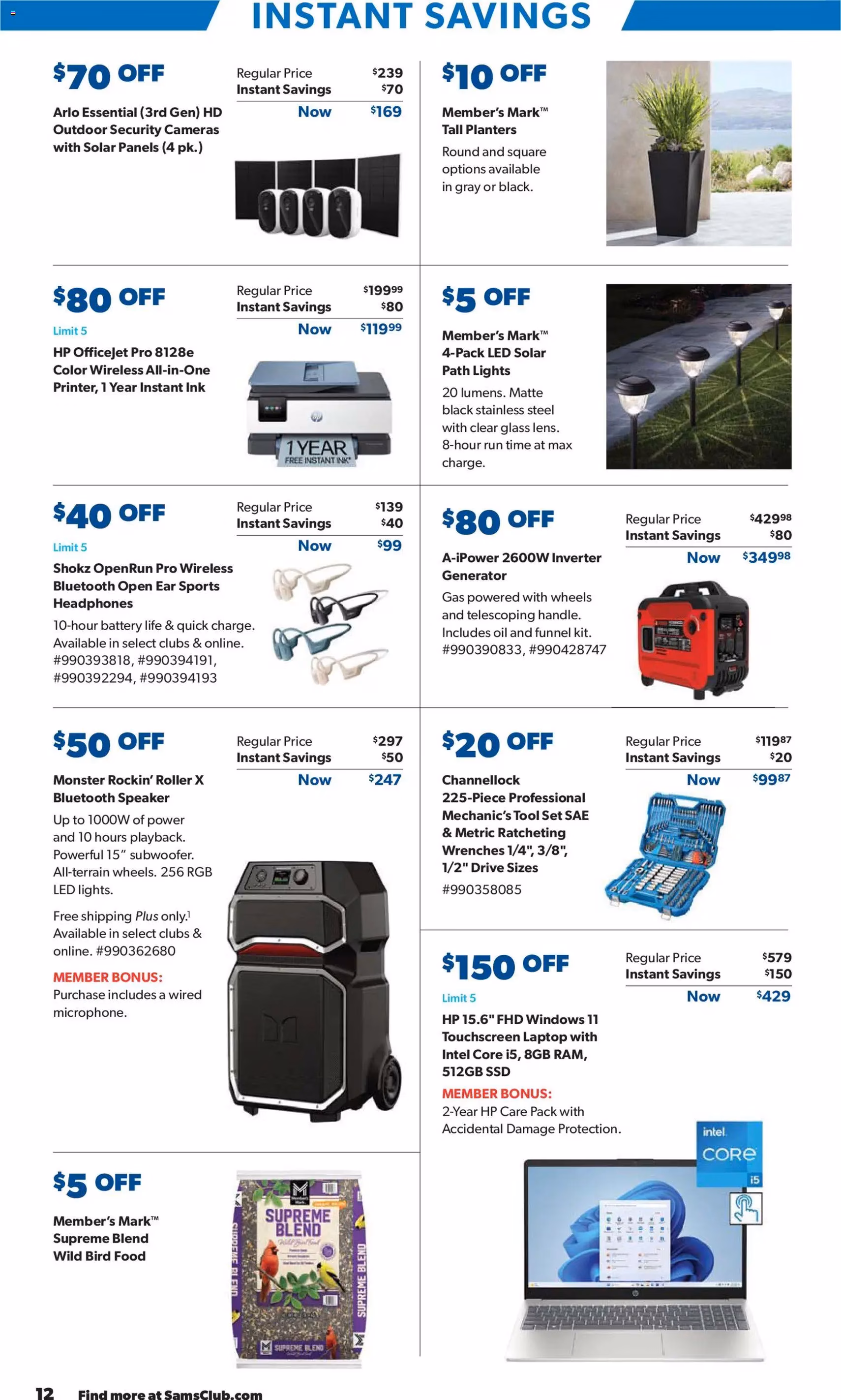 Sam's Club Instant Savings Book February - valid flyer from 01/28/2026, page 12 of 44