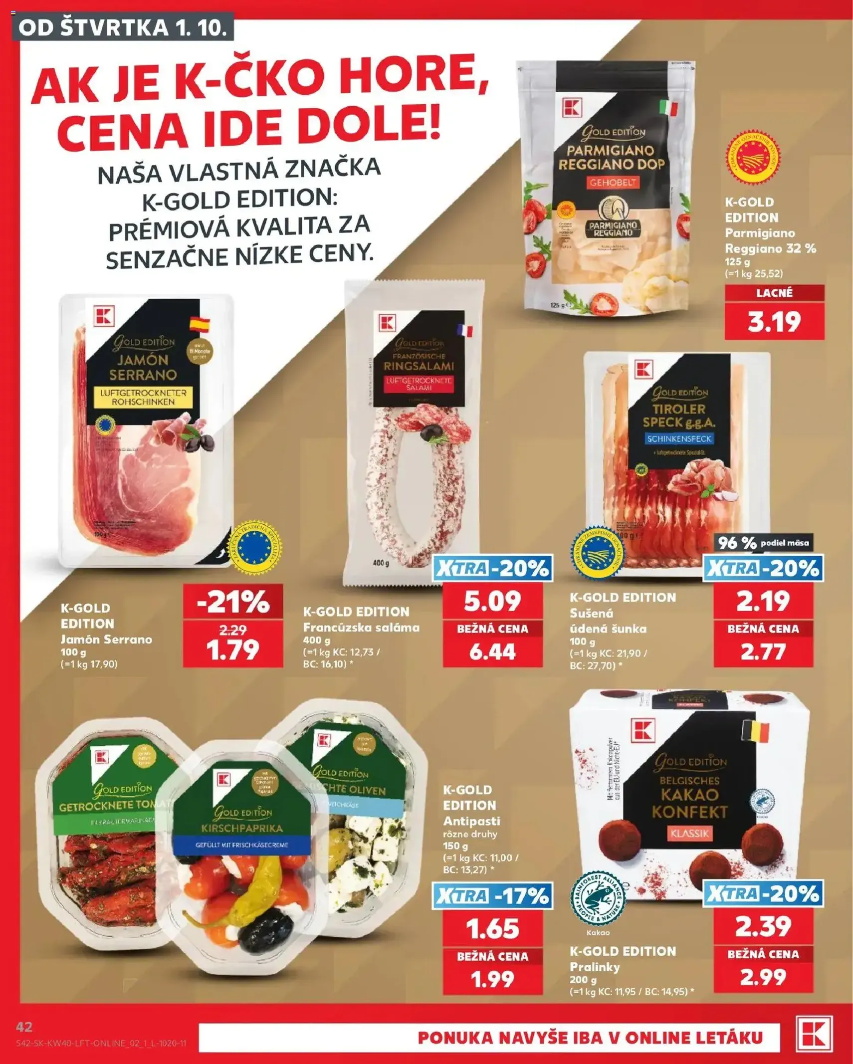 Kaufland leták - platný leták od 01.10.2026 strana 42 z 76