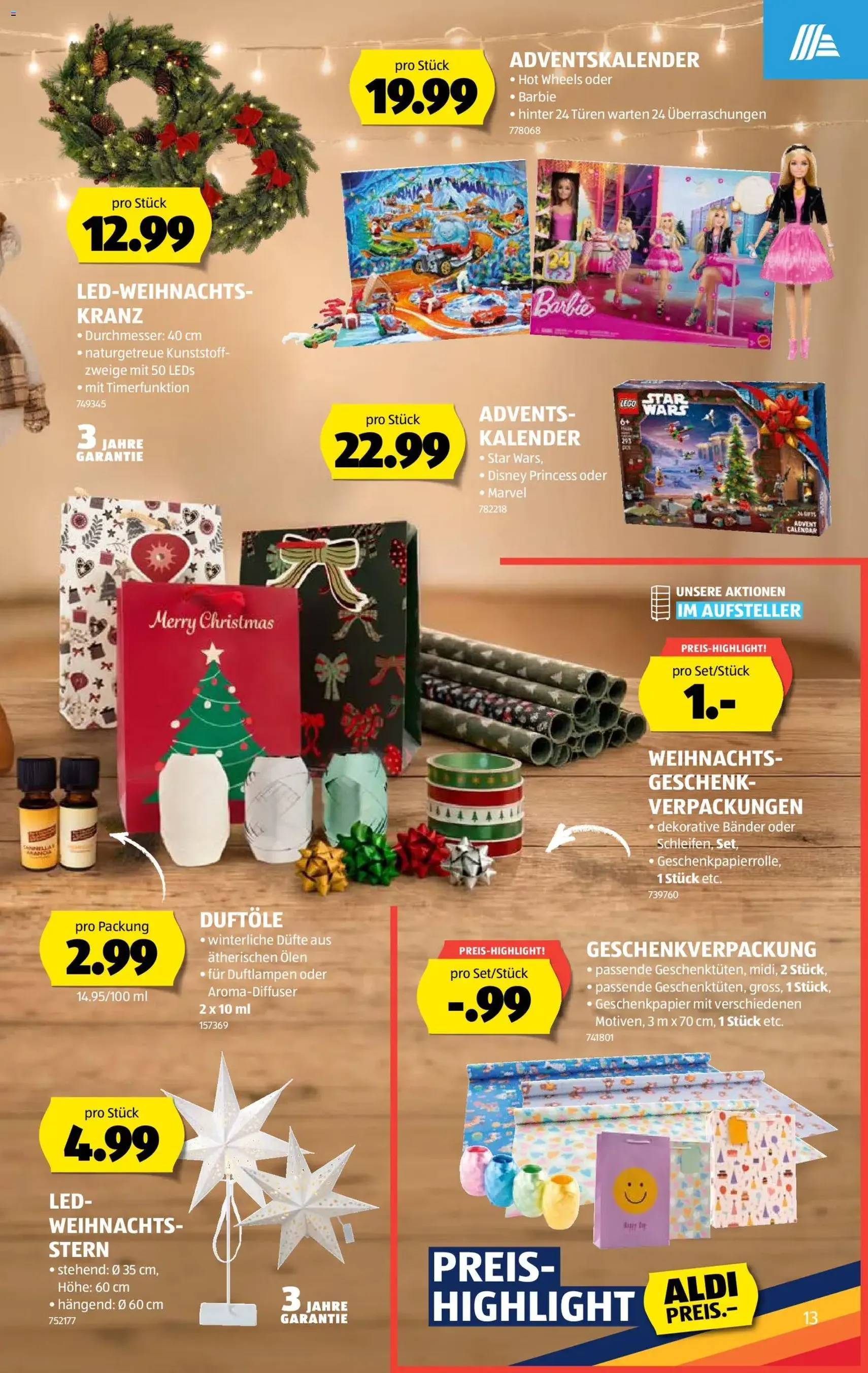Aldi aktionen - Gültiger Prospekt ab 15.10.2026, Seite 13 von insgesamt 38