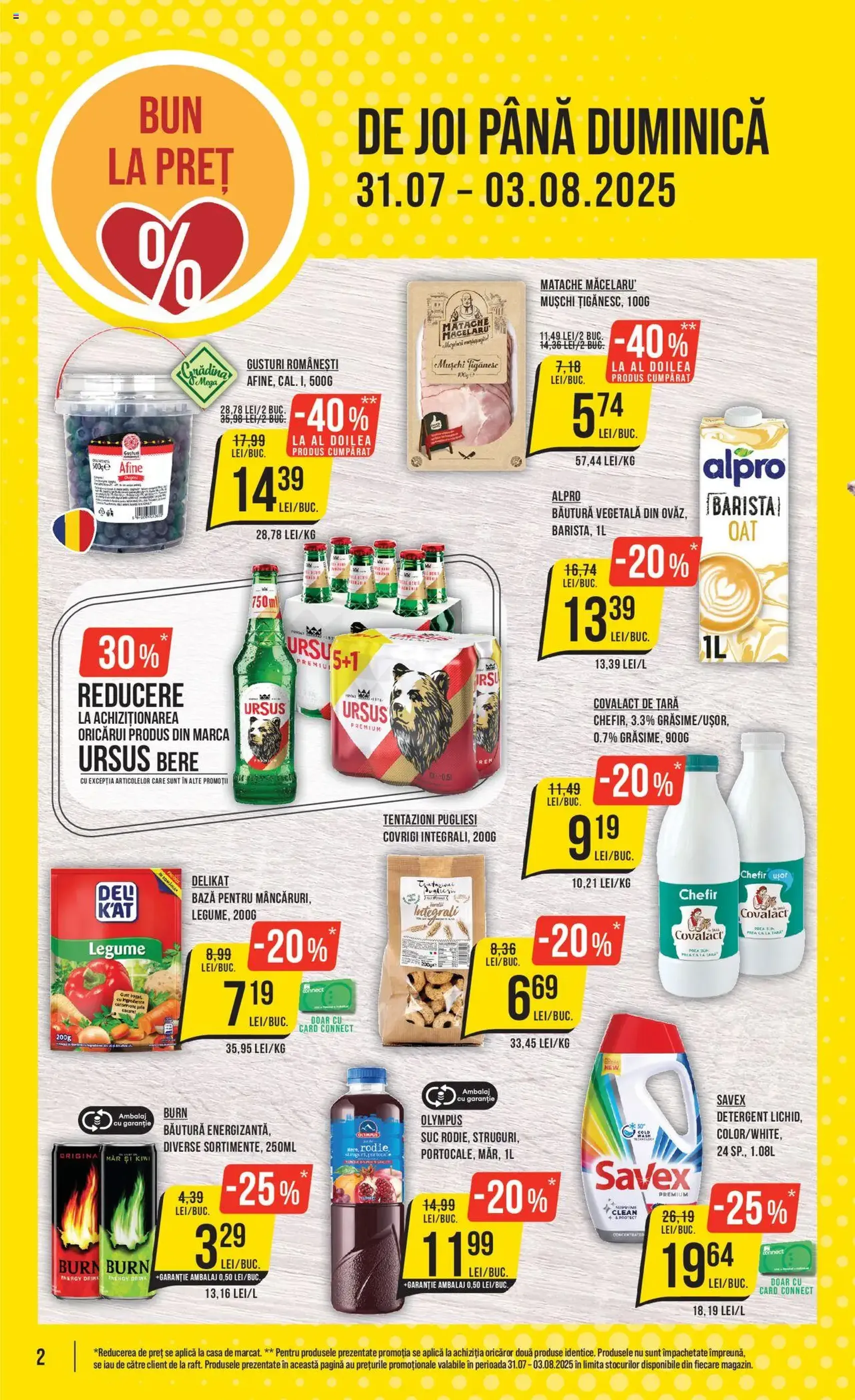 Catalog Mega Image - cataloage valabile începând cu 31.07.2025 pagina 2 din 24 Catalog Mega Image - cataloage valabile începând cu 31.07.2025 pagina 2 din 24